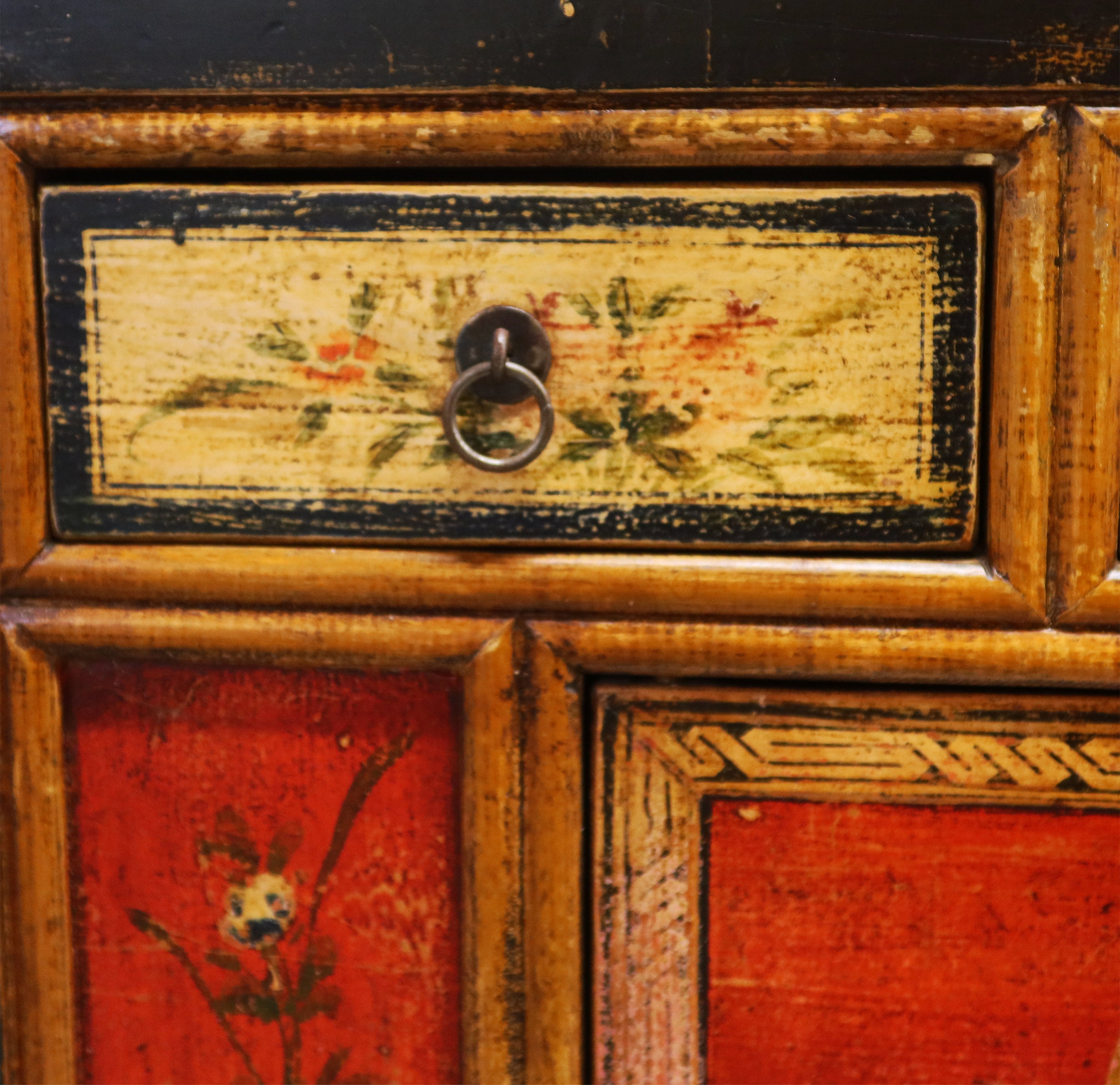 MADIA CINESE DEL GANZU DECORO VIVO