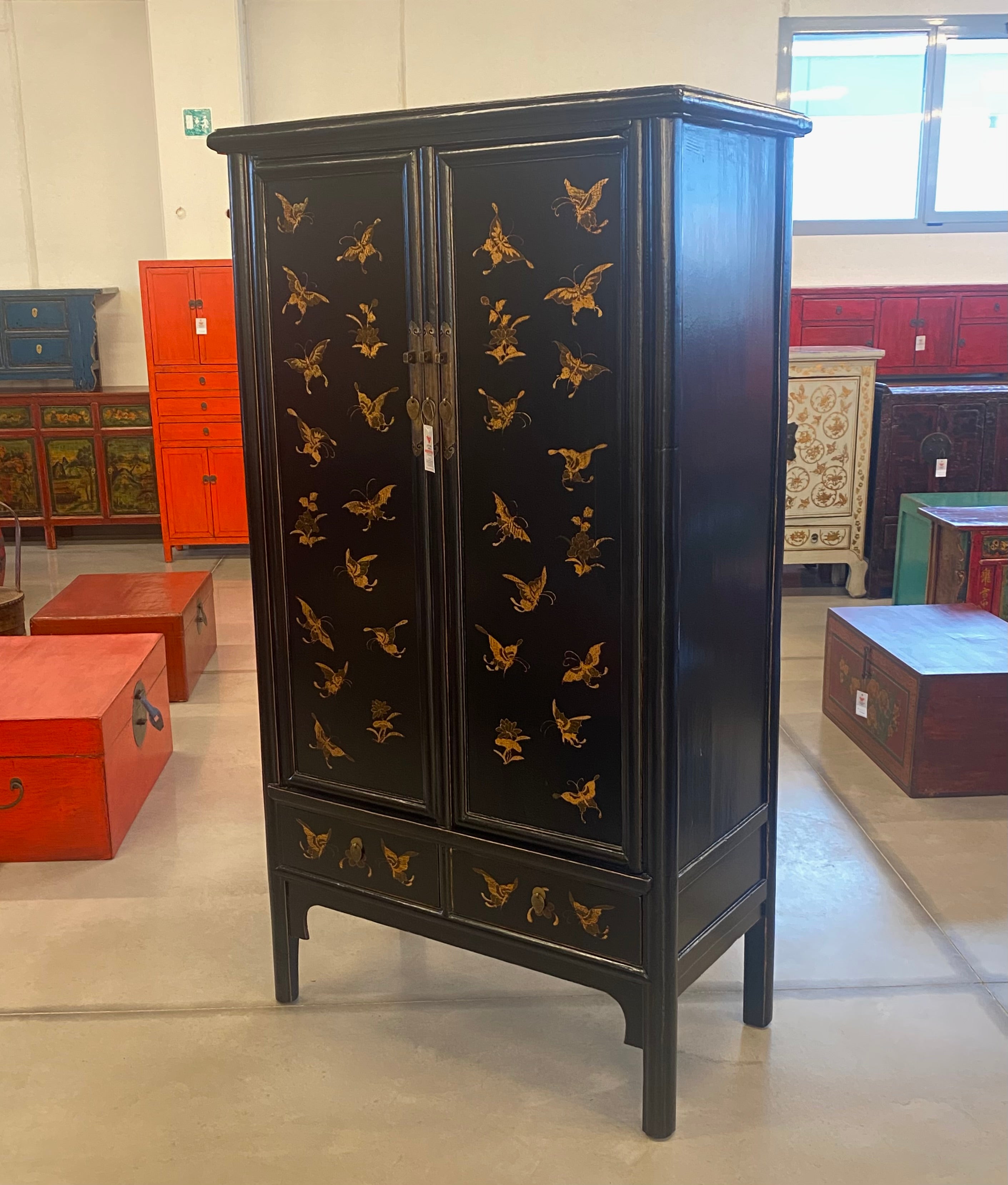 ARMADIO CINESE DECORATO DELLO SHANXI