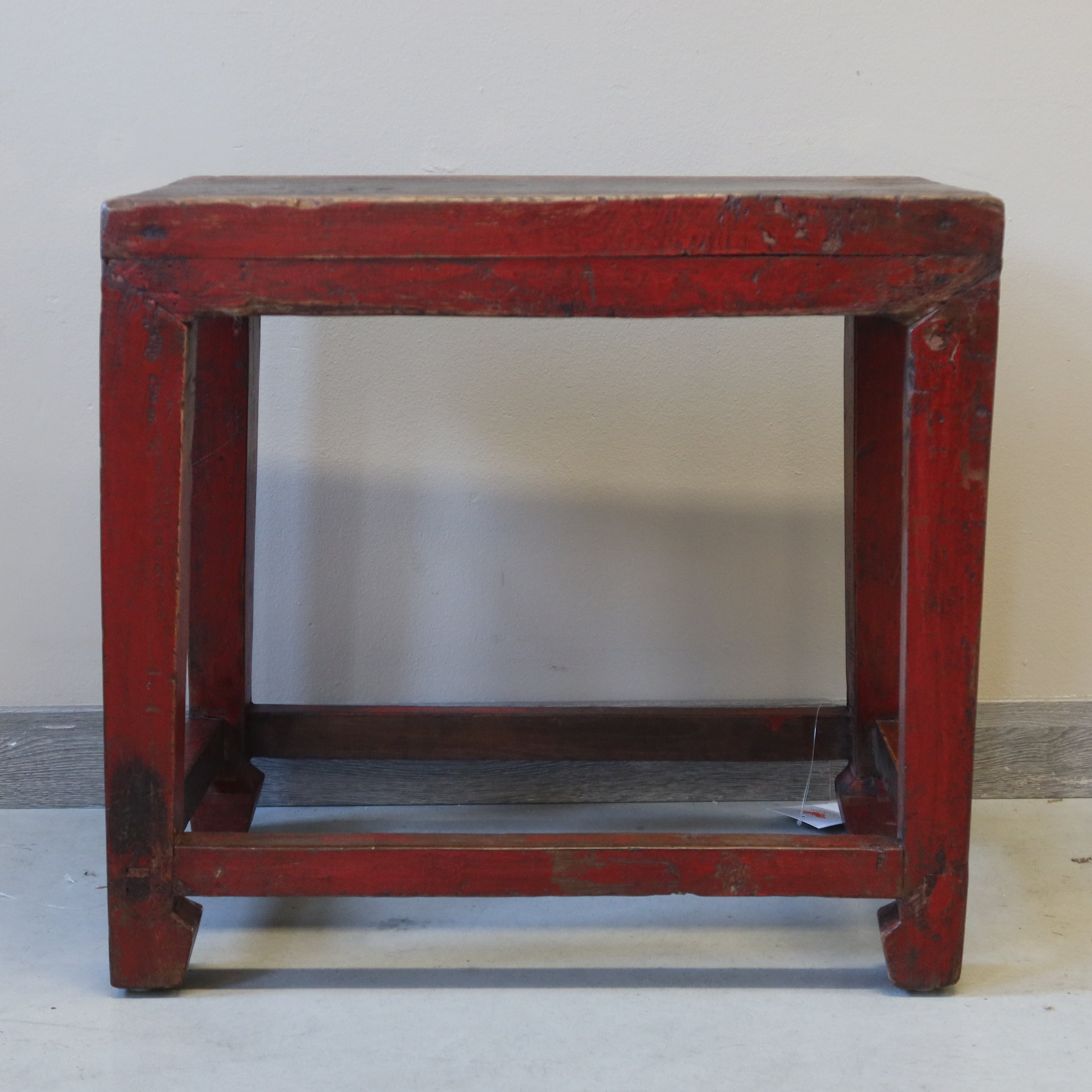 SGABELLO CINESE ROSSO