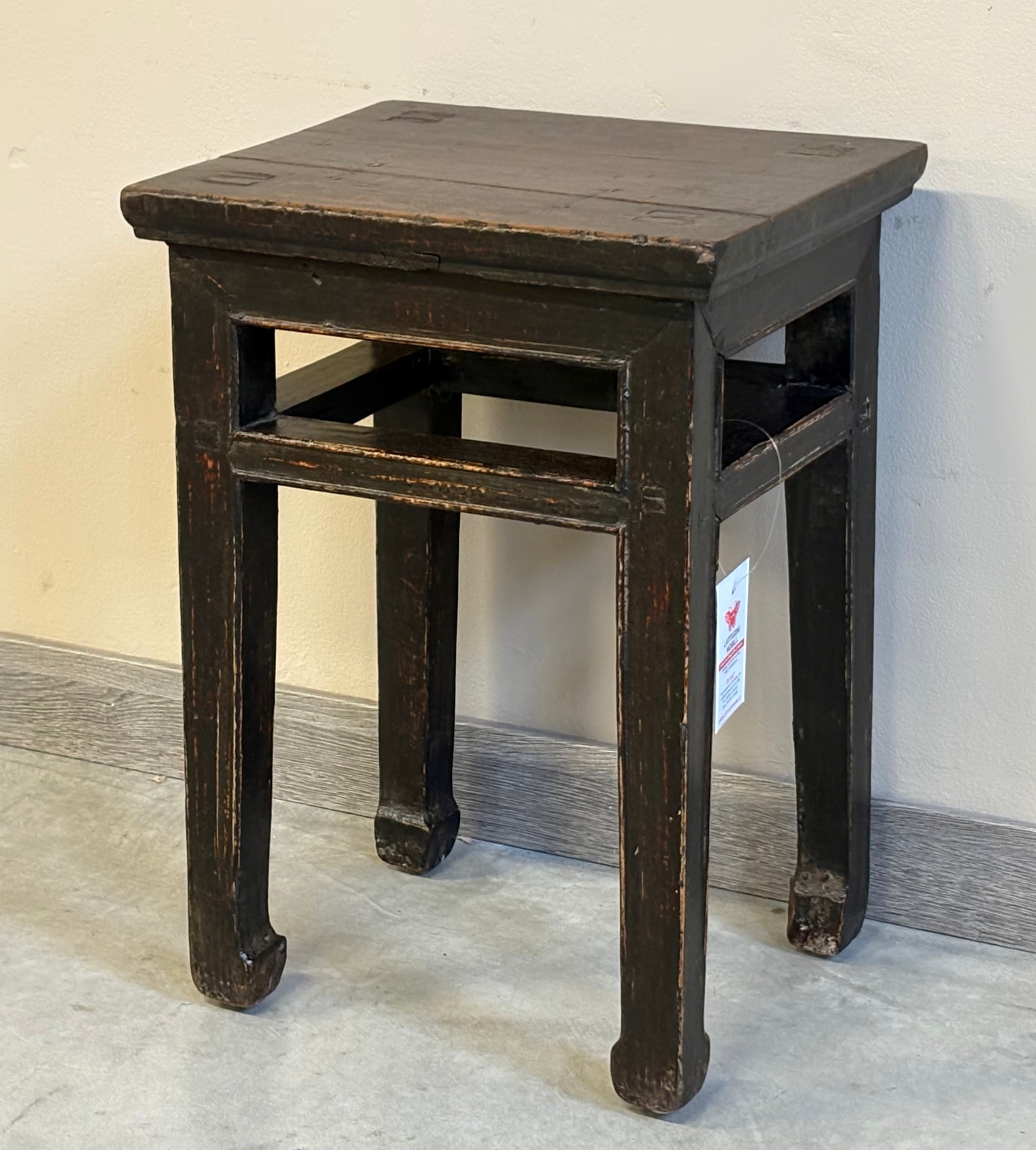 SGABELLO RETTANGOLARE OLMO CINESE