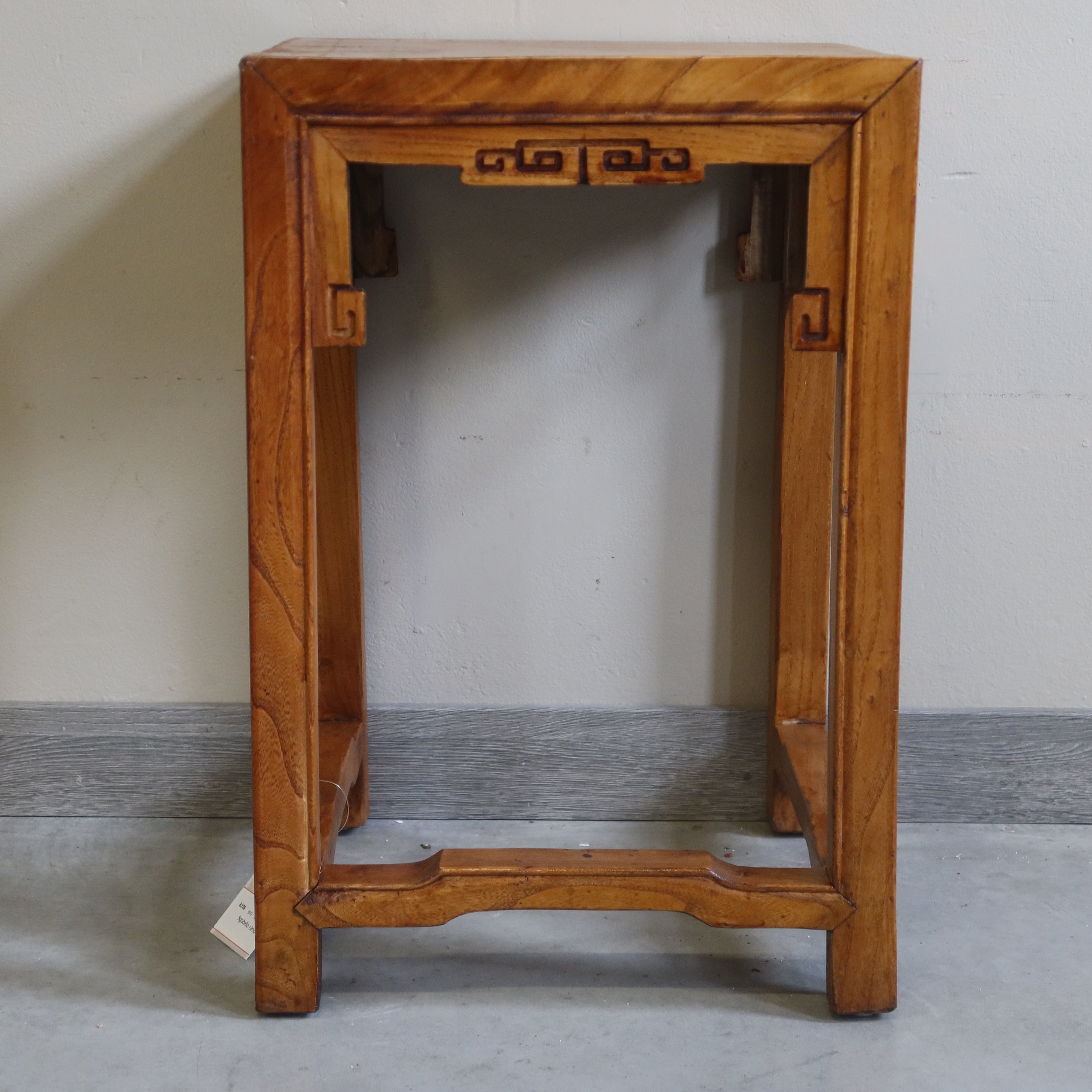 SGABELLO CINESE OLMO BIONDO