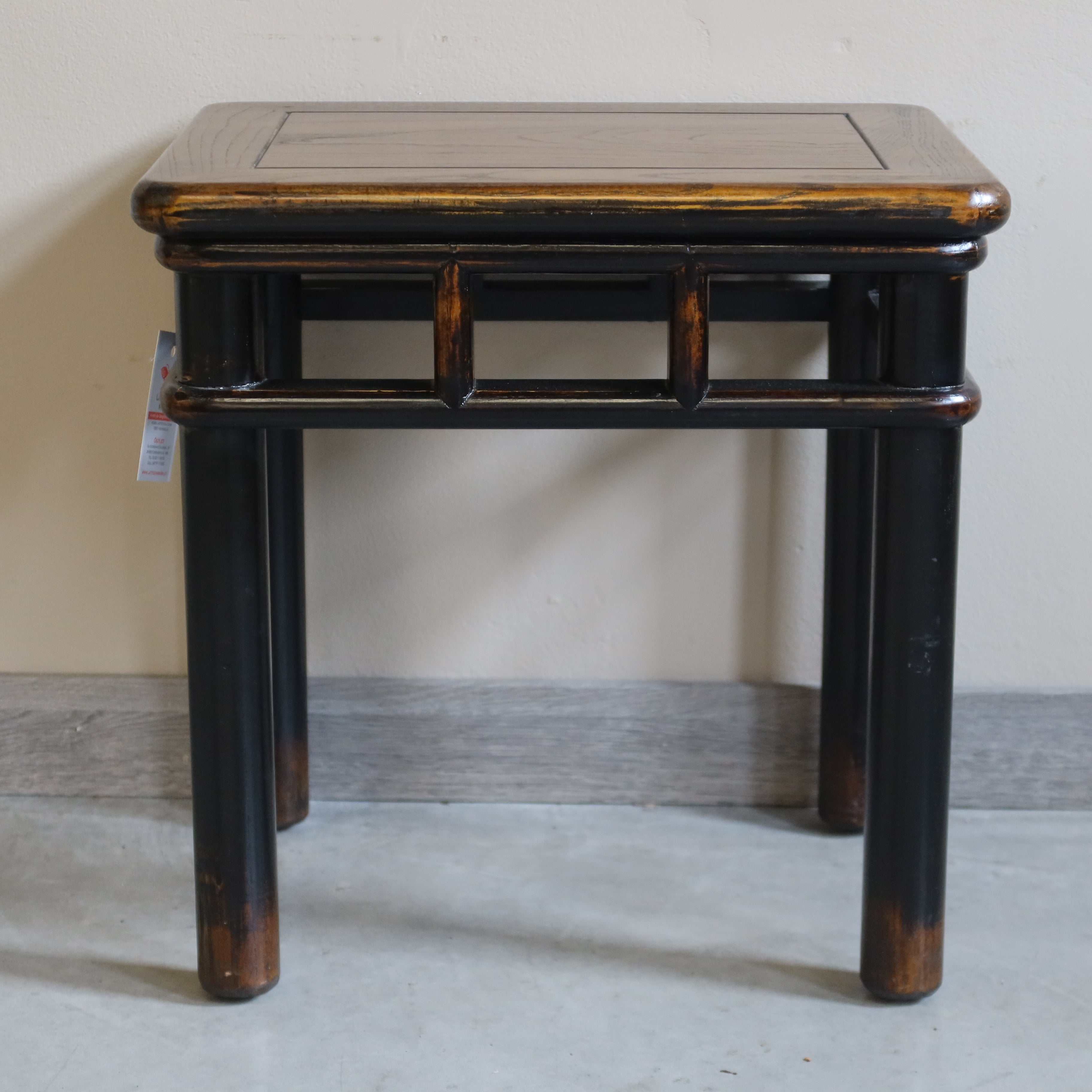 SGABELLO RETTANGOLARE OLMO CINESE