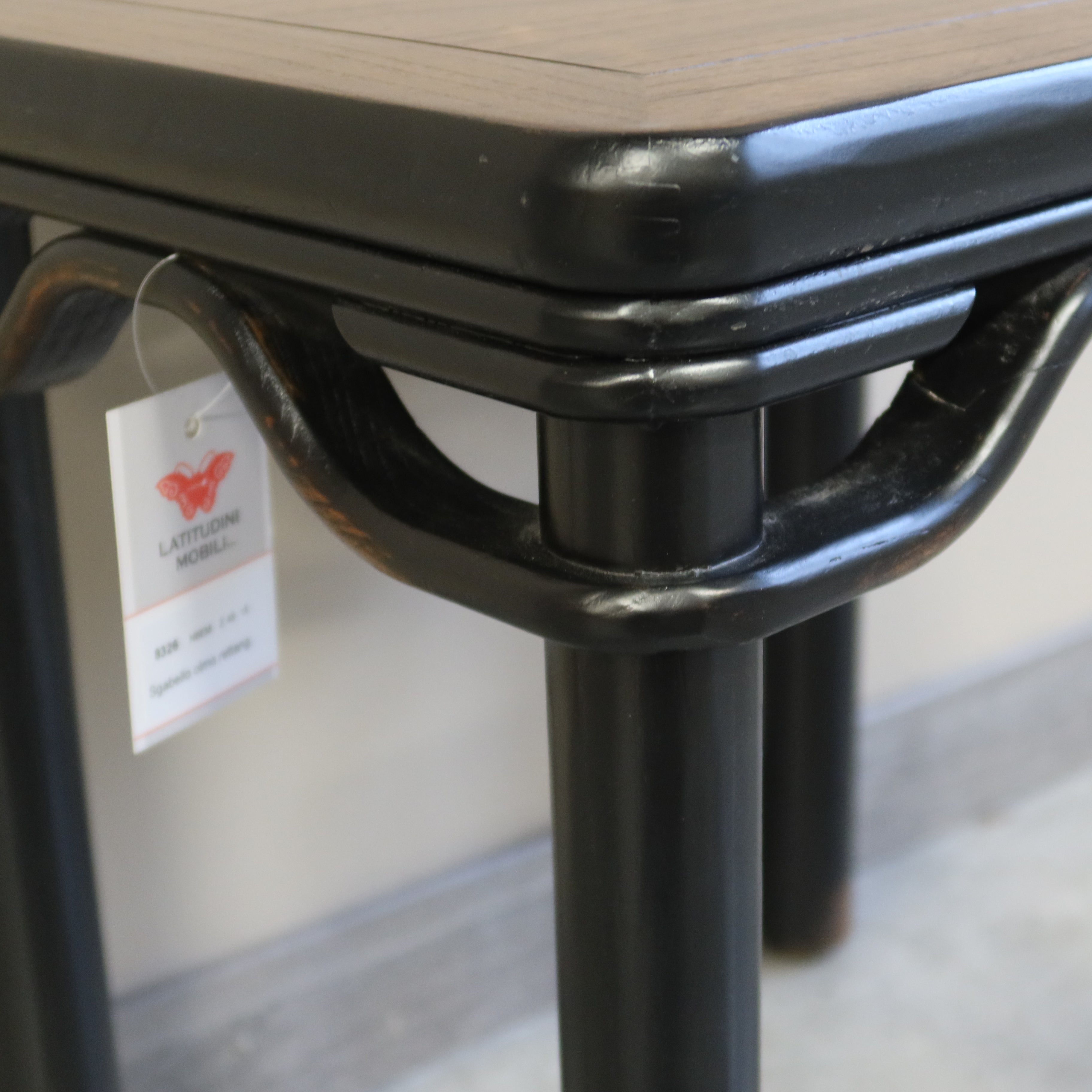 SGABELLO RETTANGOLARE OLMO CINESE