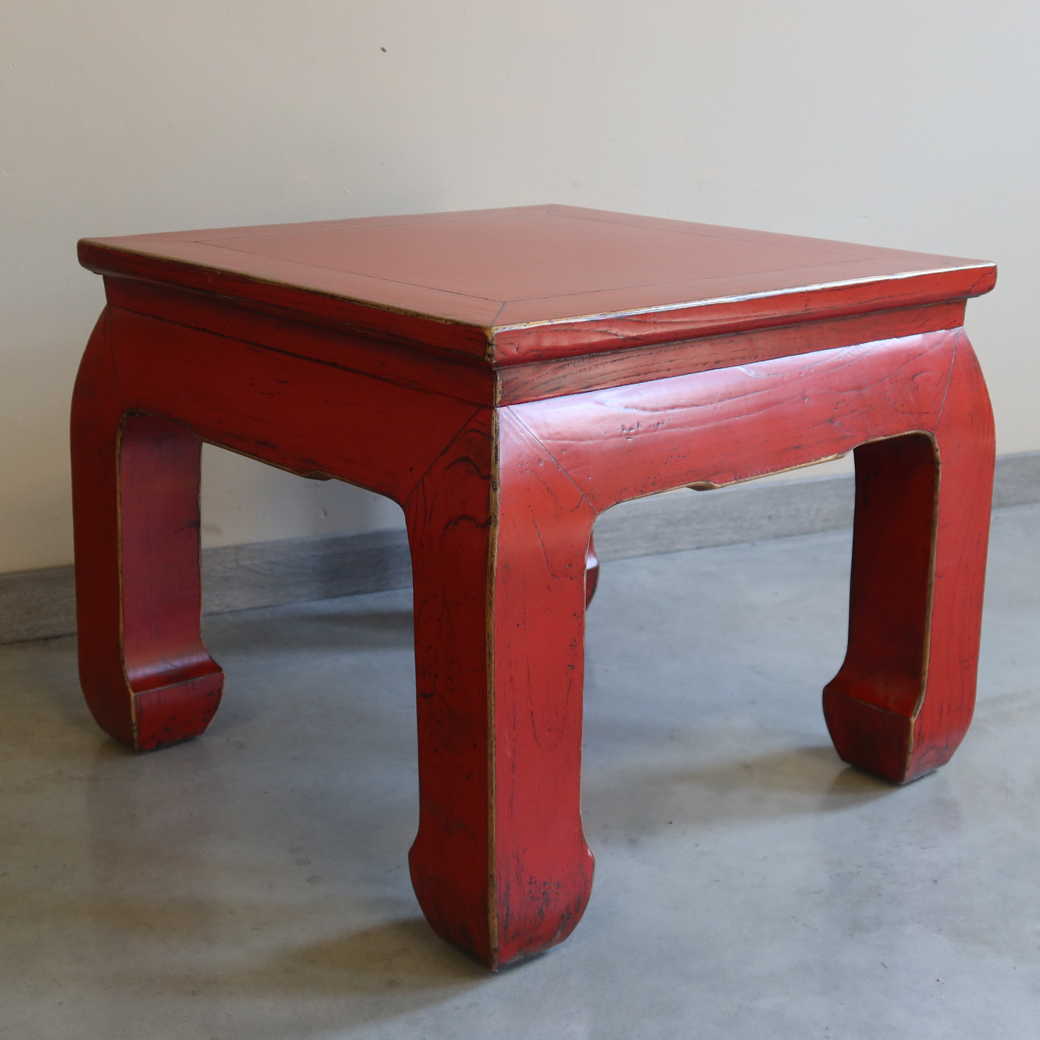 TAVOLINO CINESE LACCA ROSSA