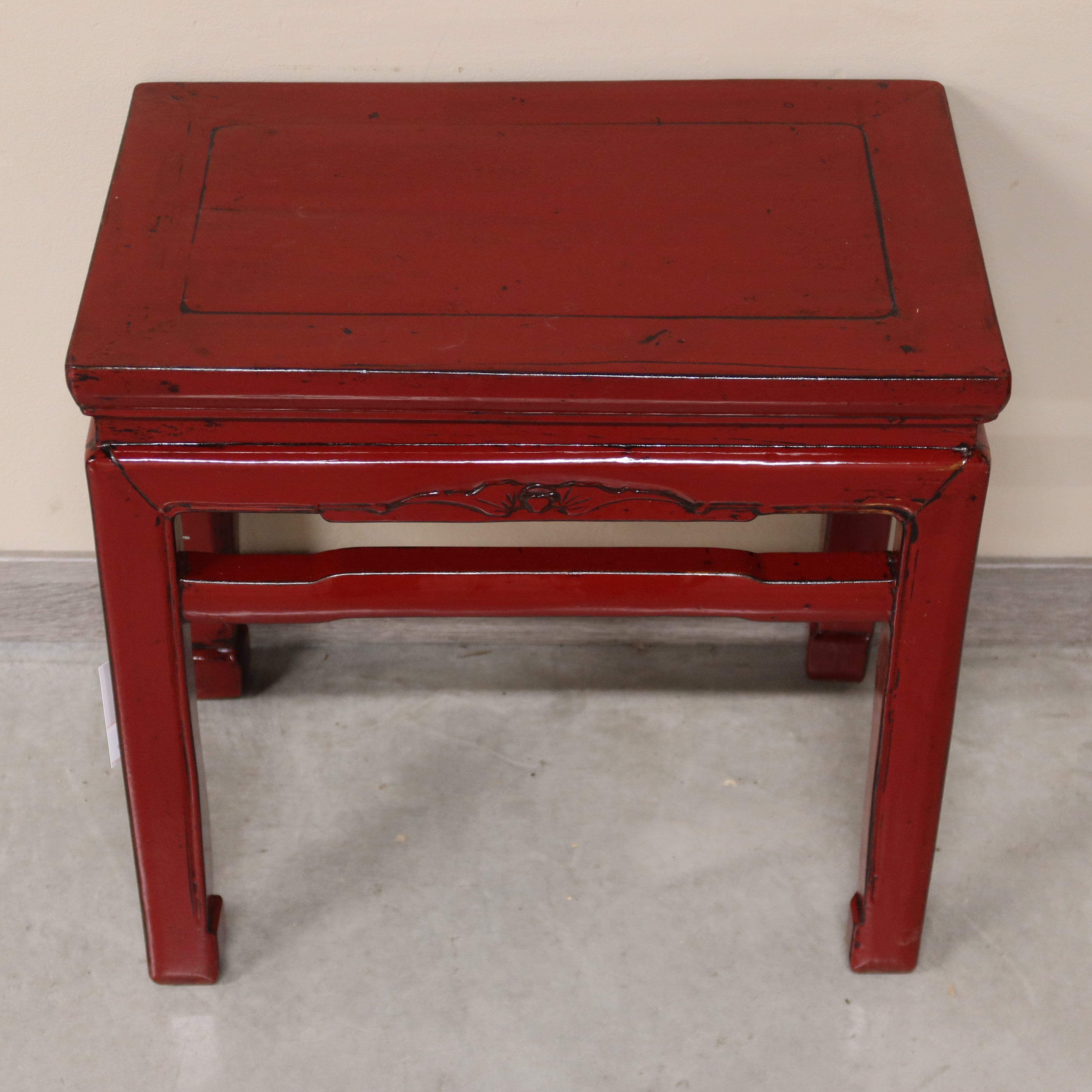 TAVOLINO OLMO CINESE LACCA BORDEUAX