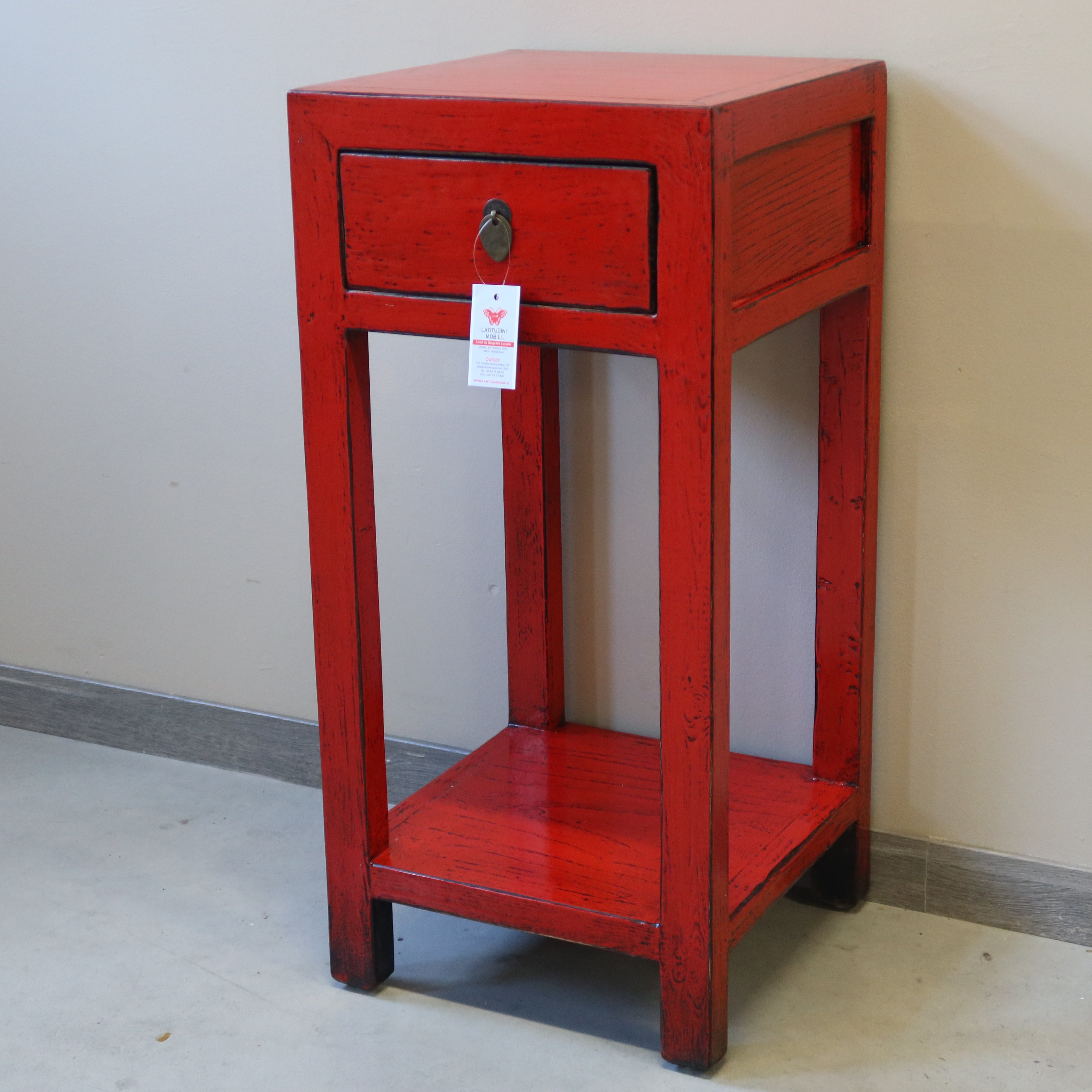 TAVOLINO THE CINESE LACCA ROSSA