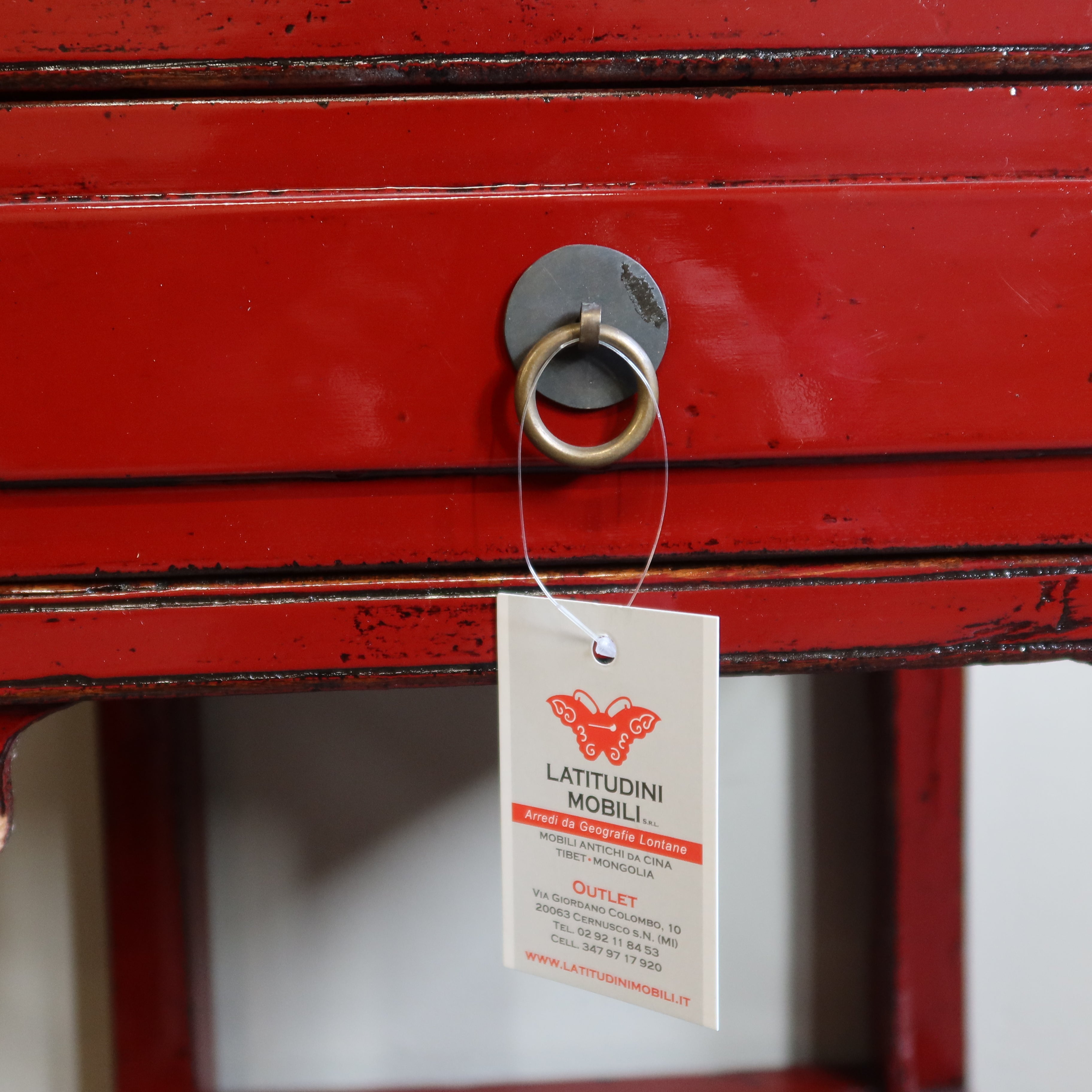 ALTO TAVOLINO DA THE LACCA BORDEAUX