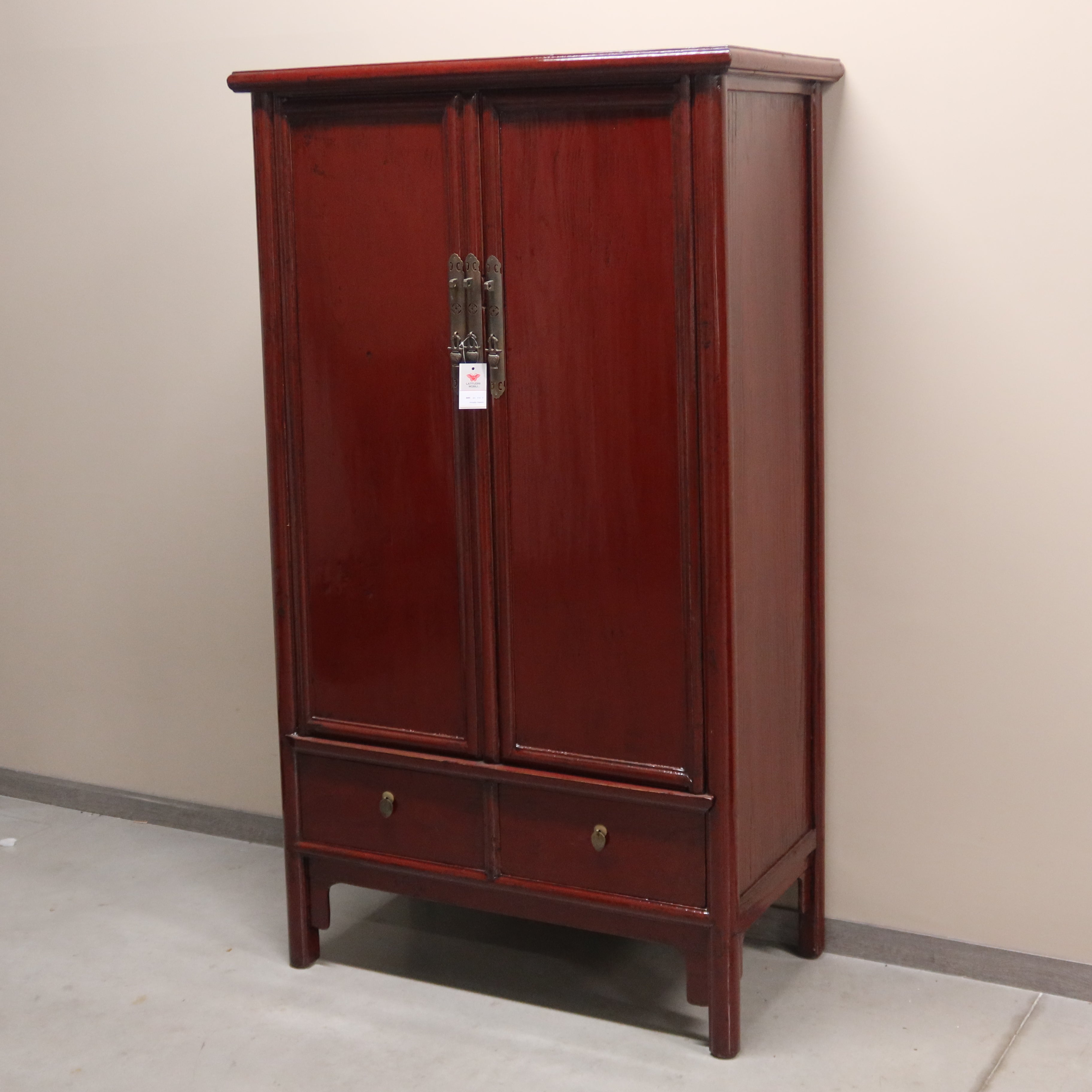 ARMADIO CINESE LACCA BORDEAUX