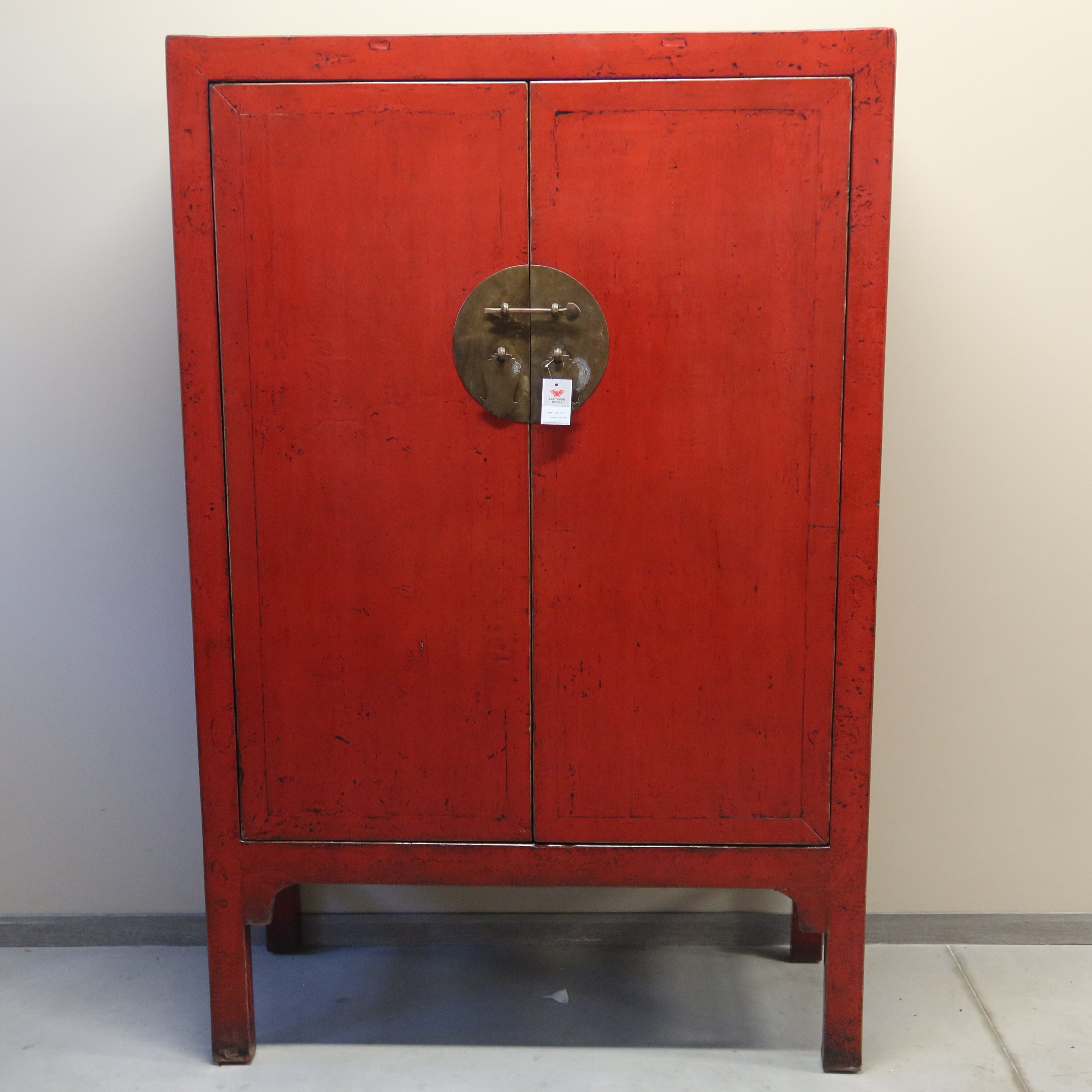 GRANDE ARMADIO CINESE LACCA ROSSA