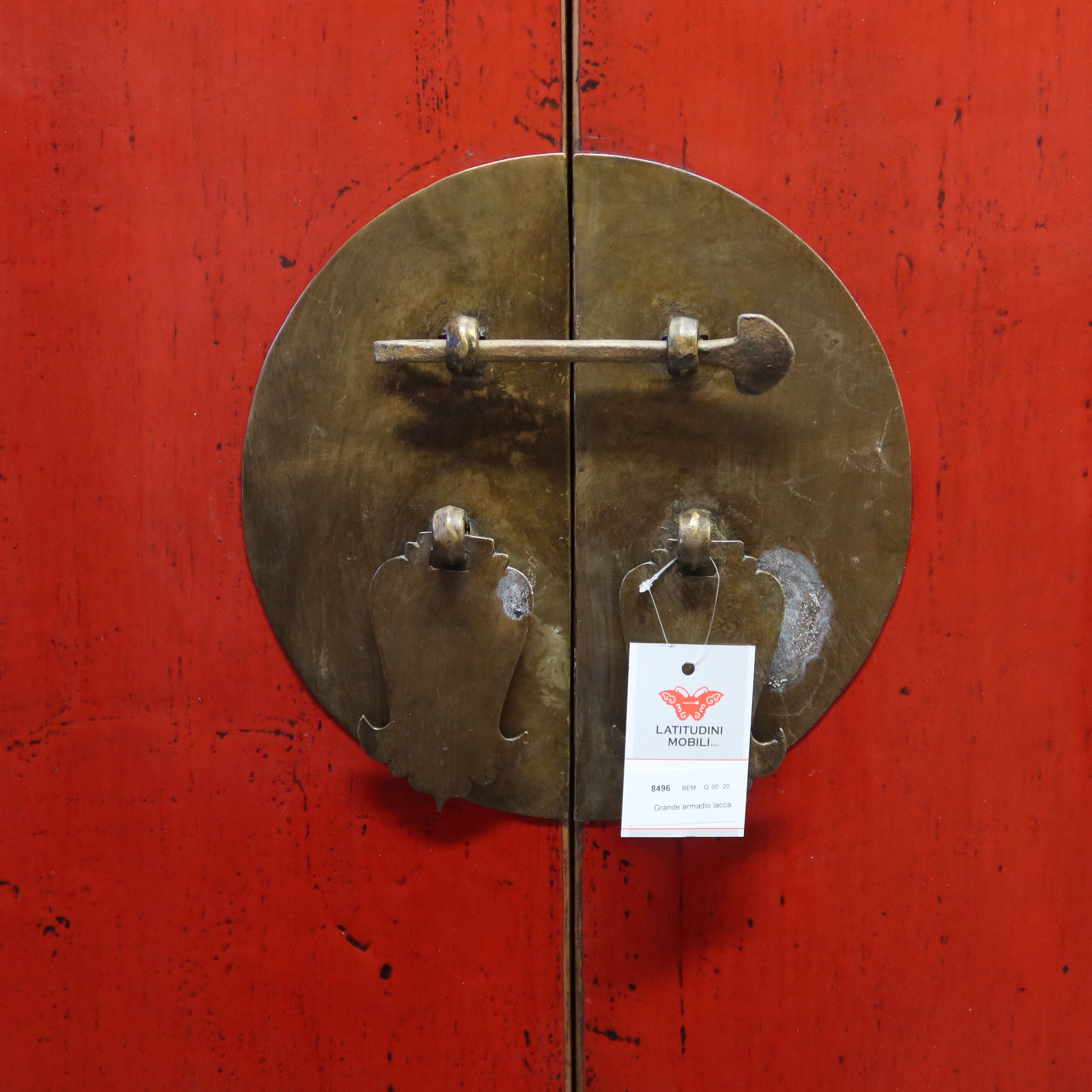 GRANDE ARMADIO CINESE LACCA ROSSA