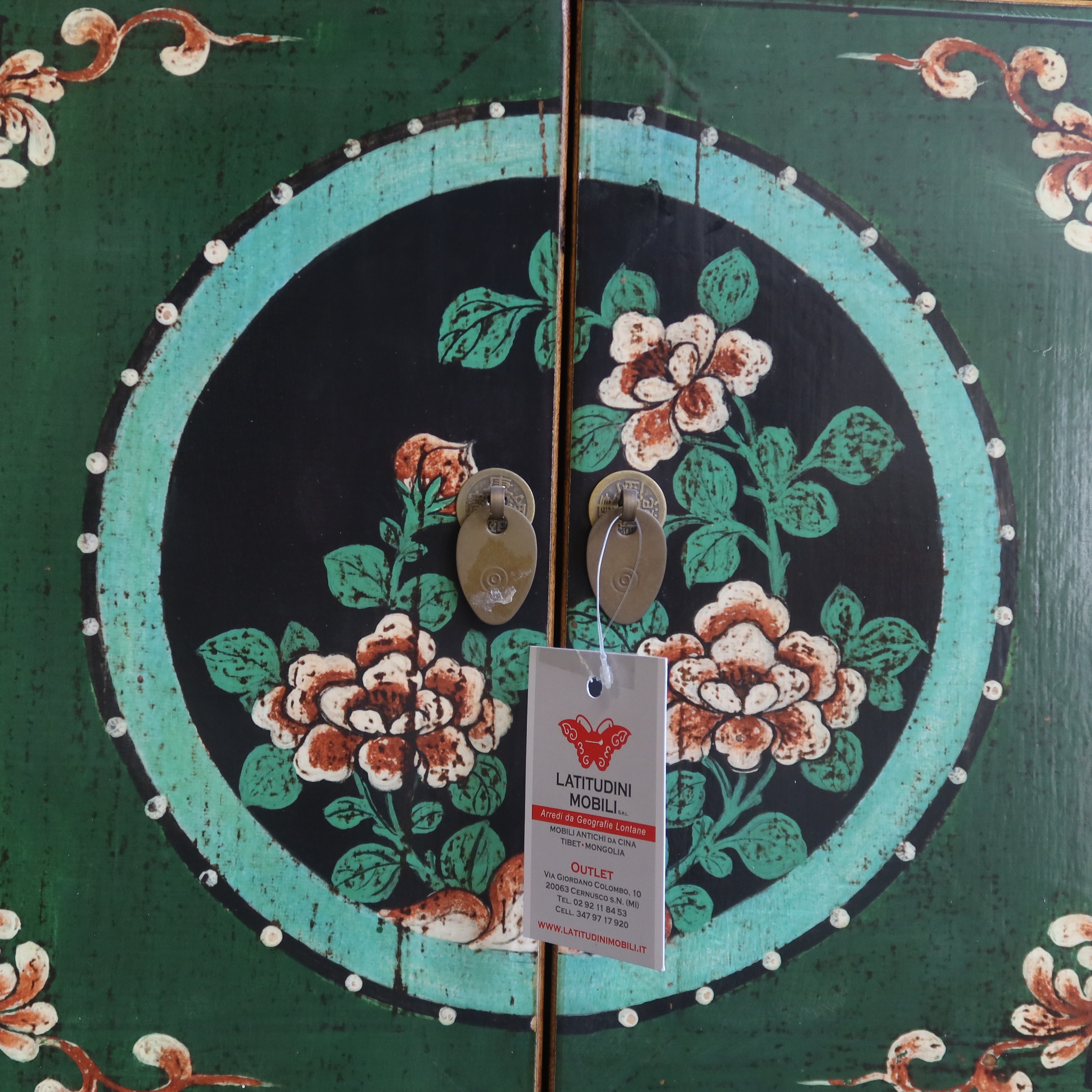 COMODINO MONGOLIA DECORATO