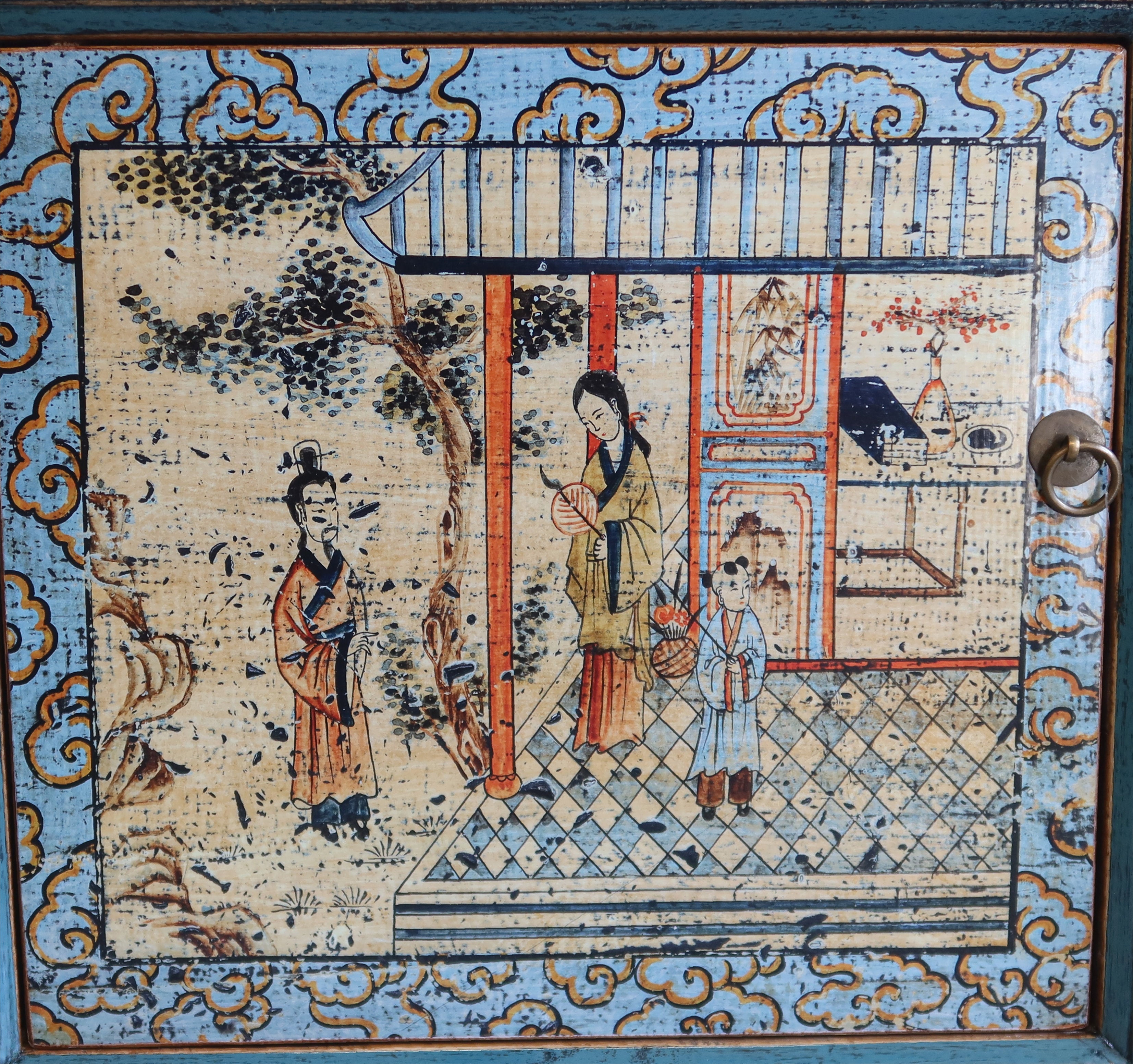 COMODINI MONGOLIA DECORATI
