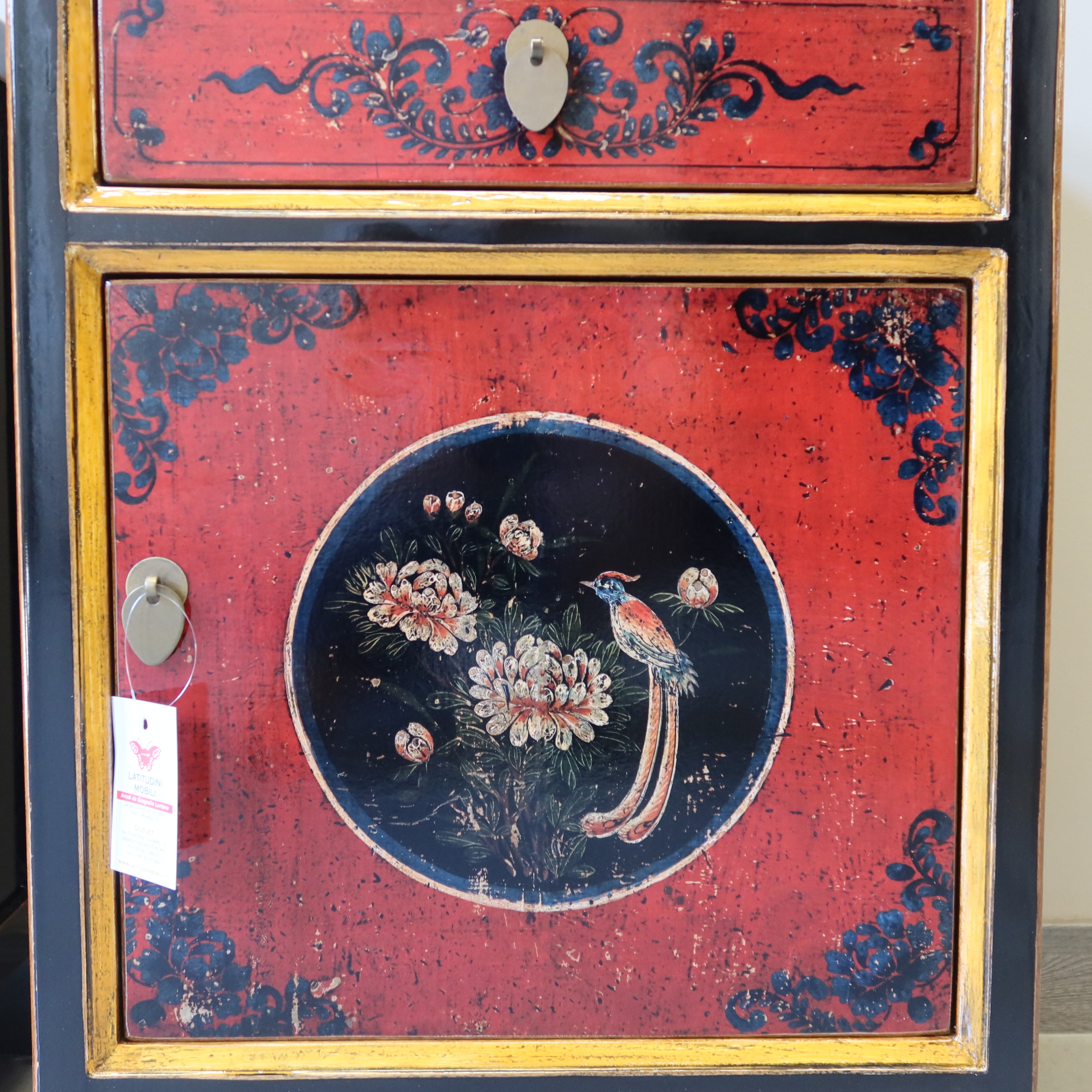 COMODINO MONGOLIA DECORATO