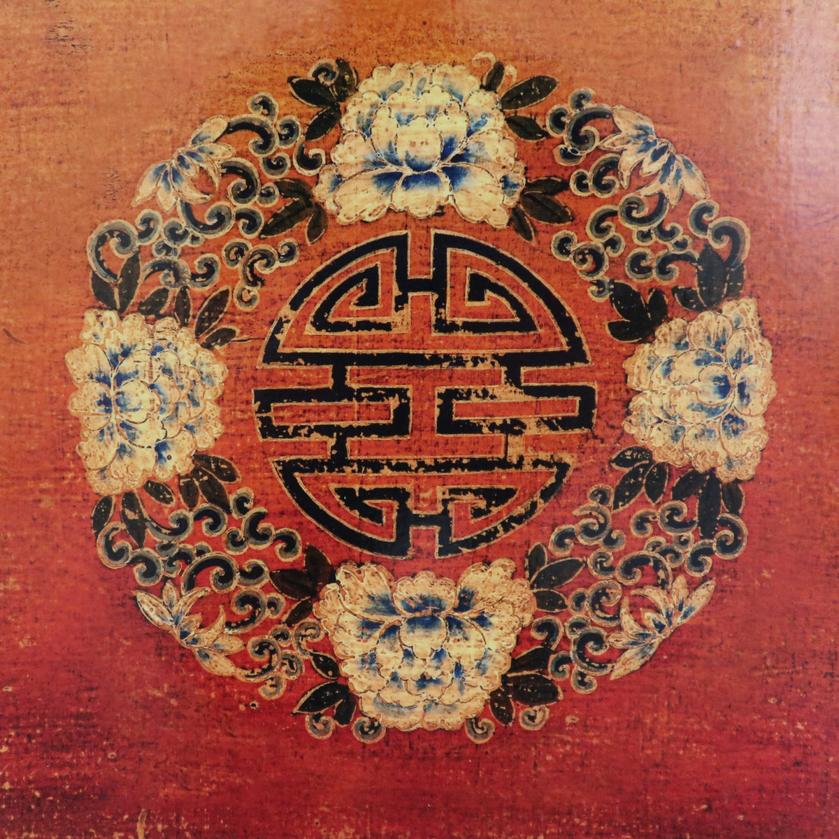 COMODINO MONGOLIA DECORATO