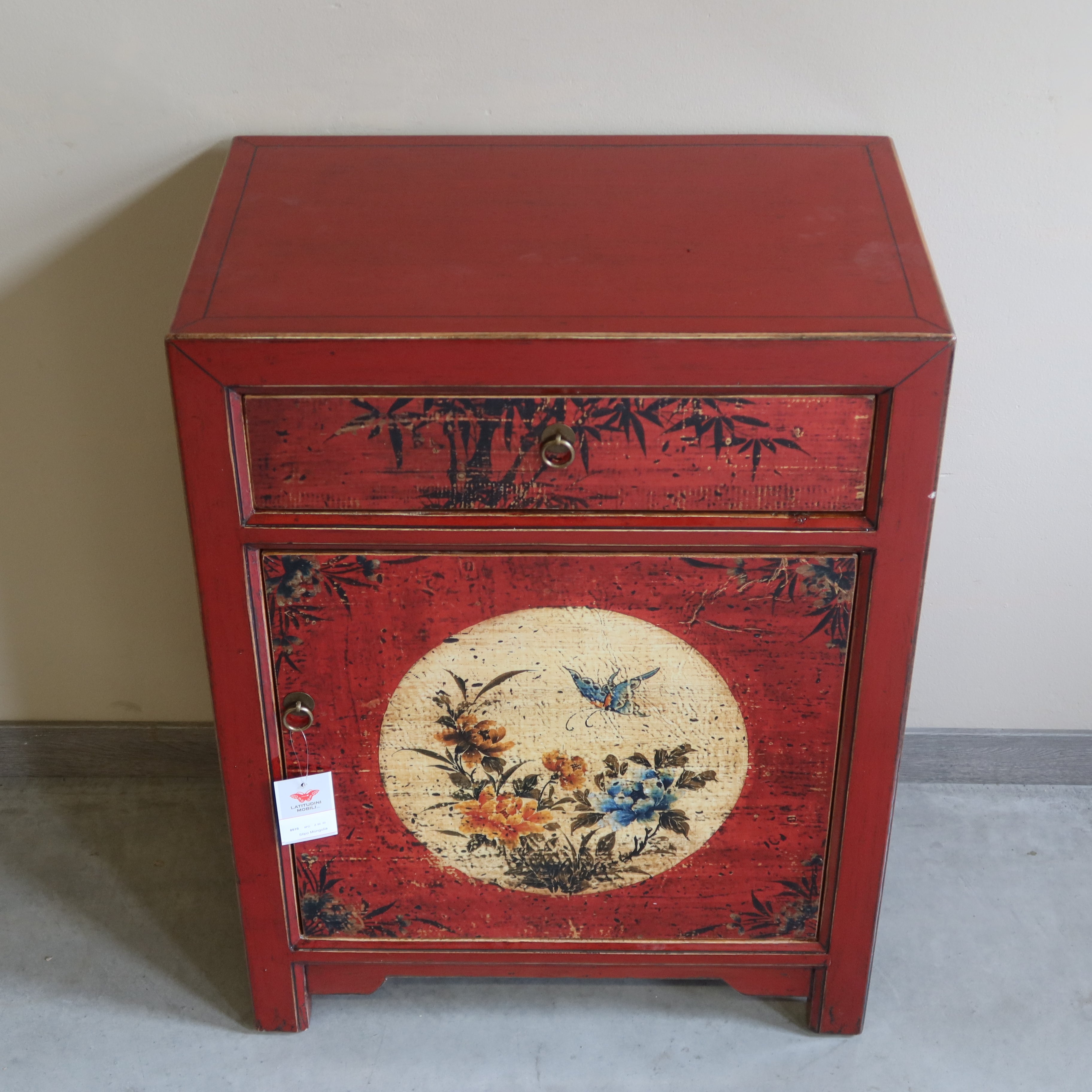 CREDENZINO MONGOLIA DECORATO