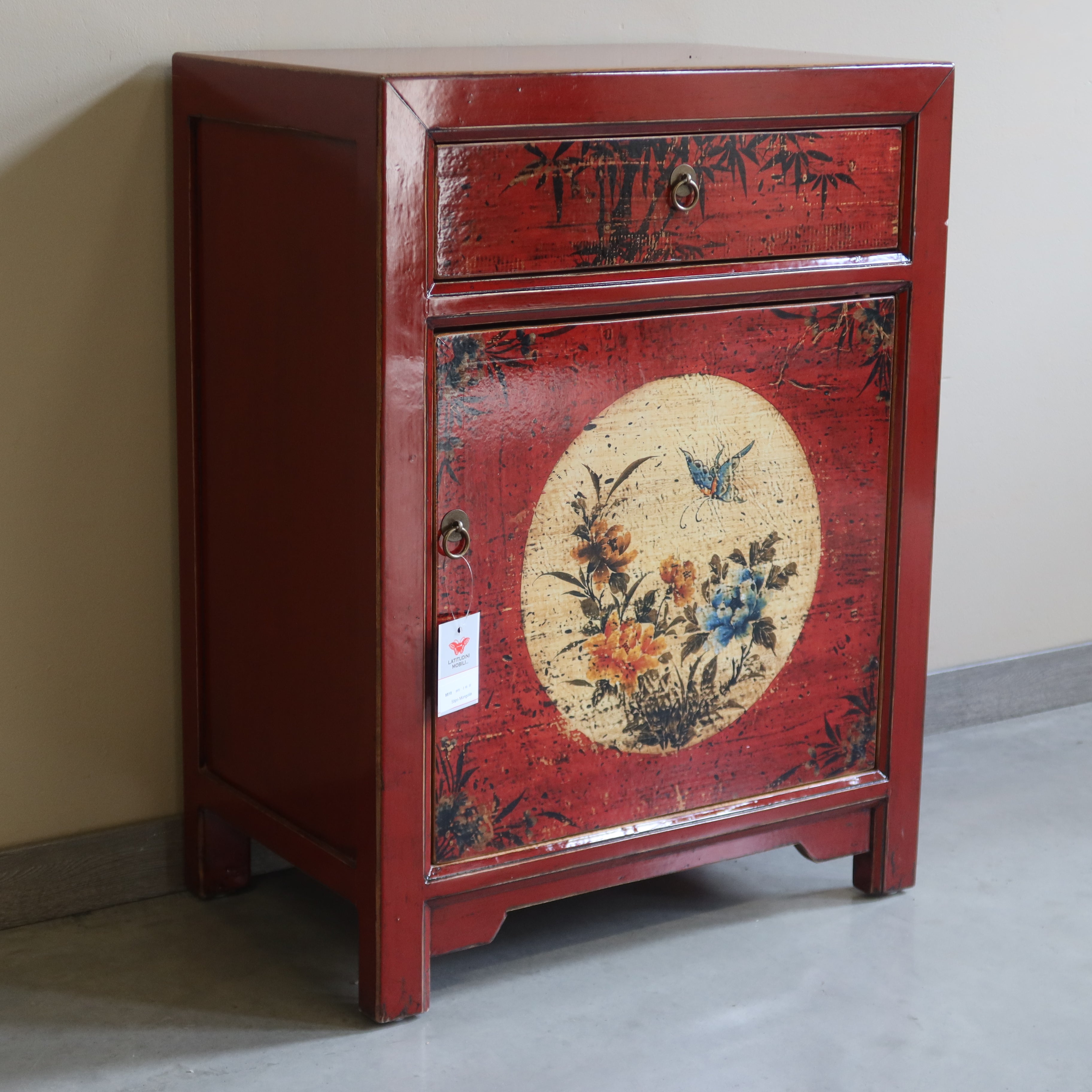 CREDENZINO MONGOLIA DECORATO
