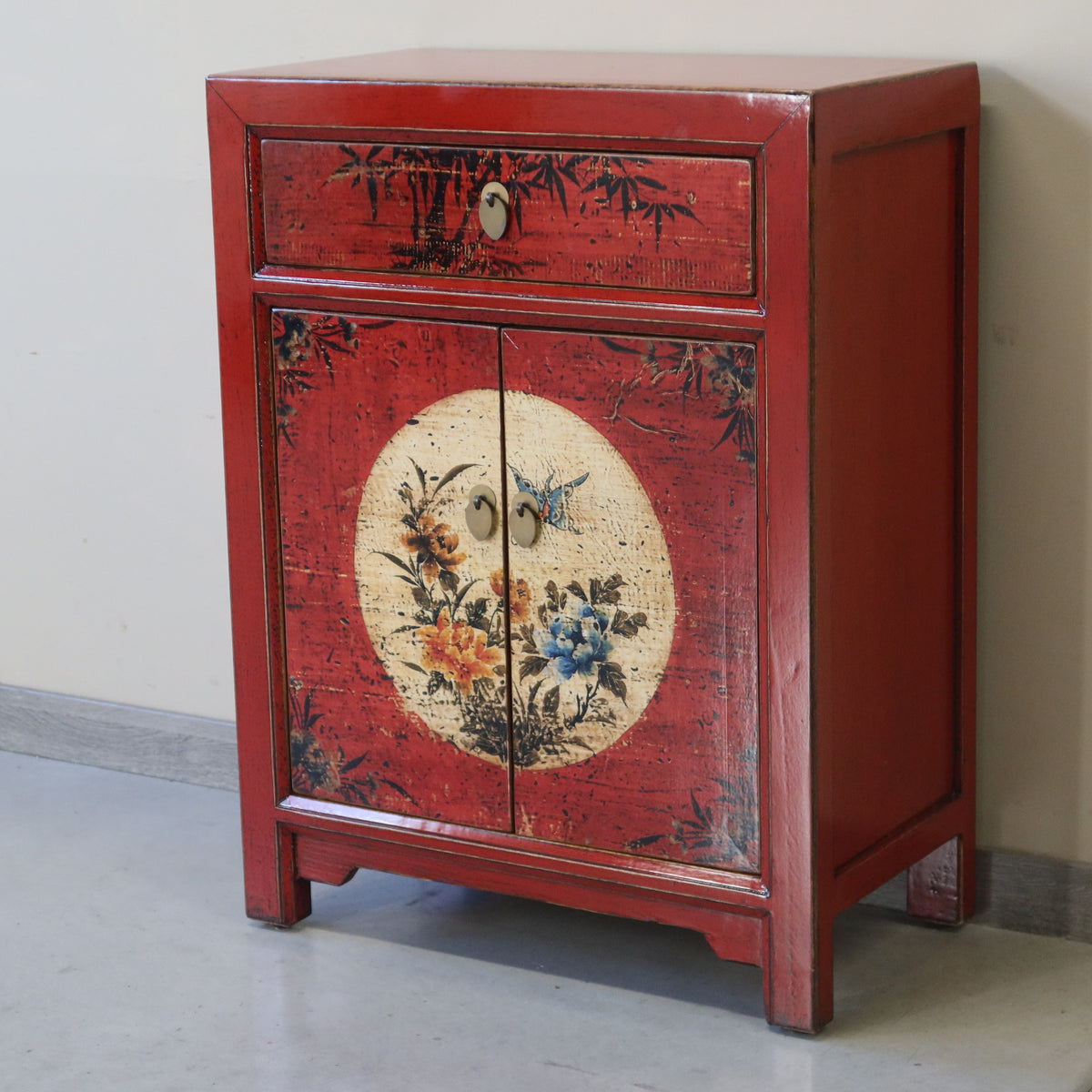 CREDENZINO MONGOLIA DECORATO