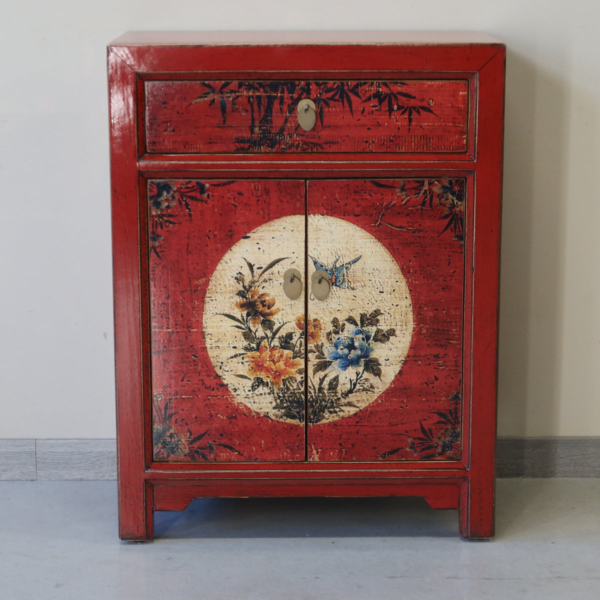 CREDENZINO MONGOLIA DECORATO