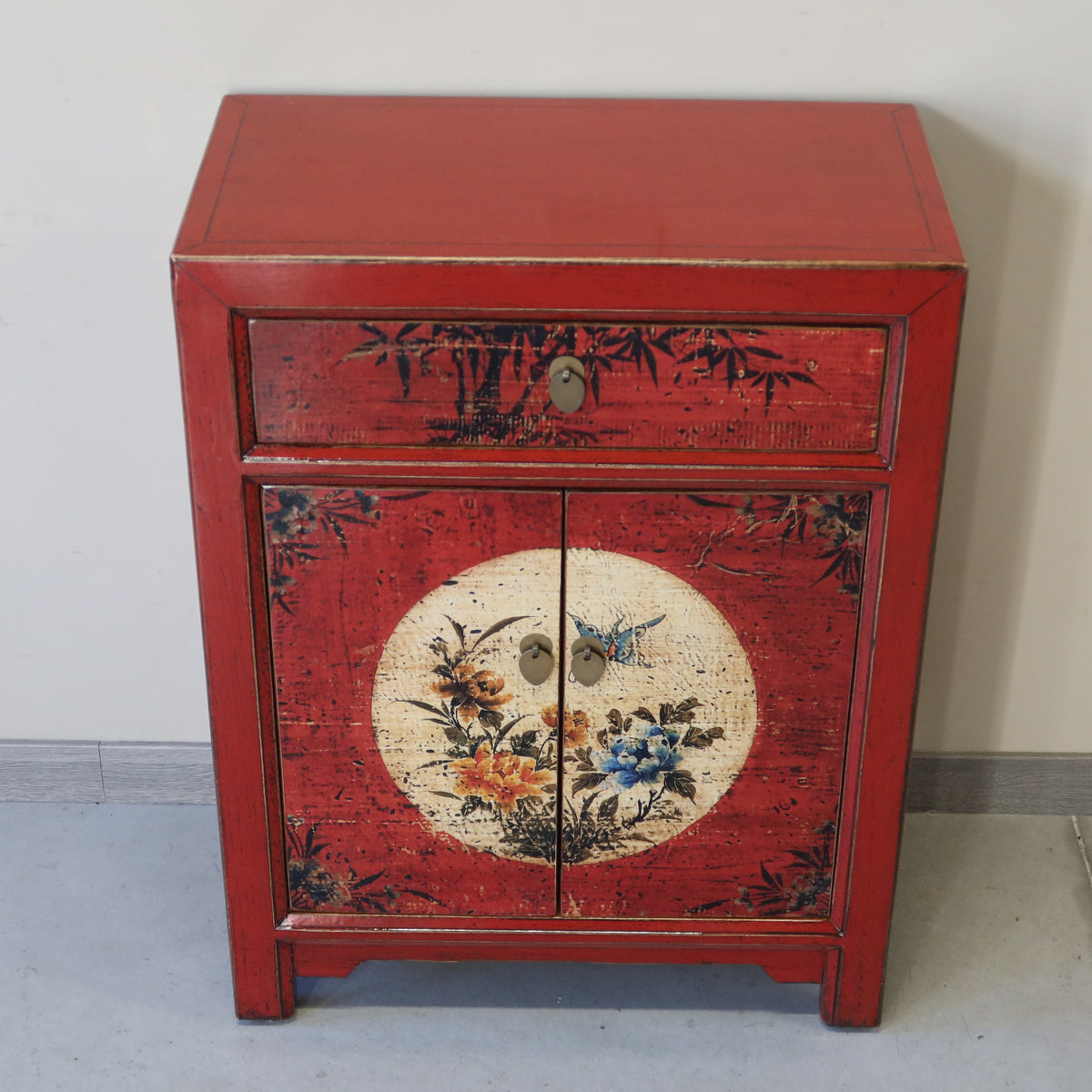 CREDENZINO MONGOLIA DECORATO