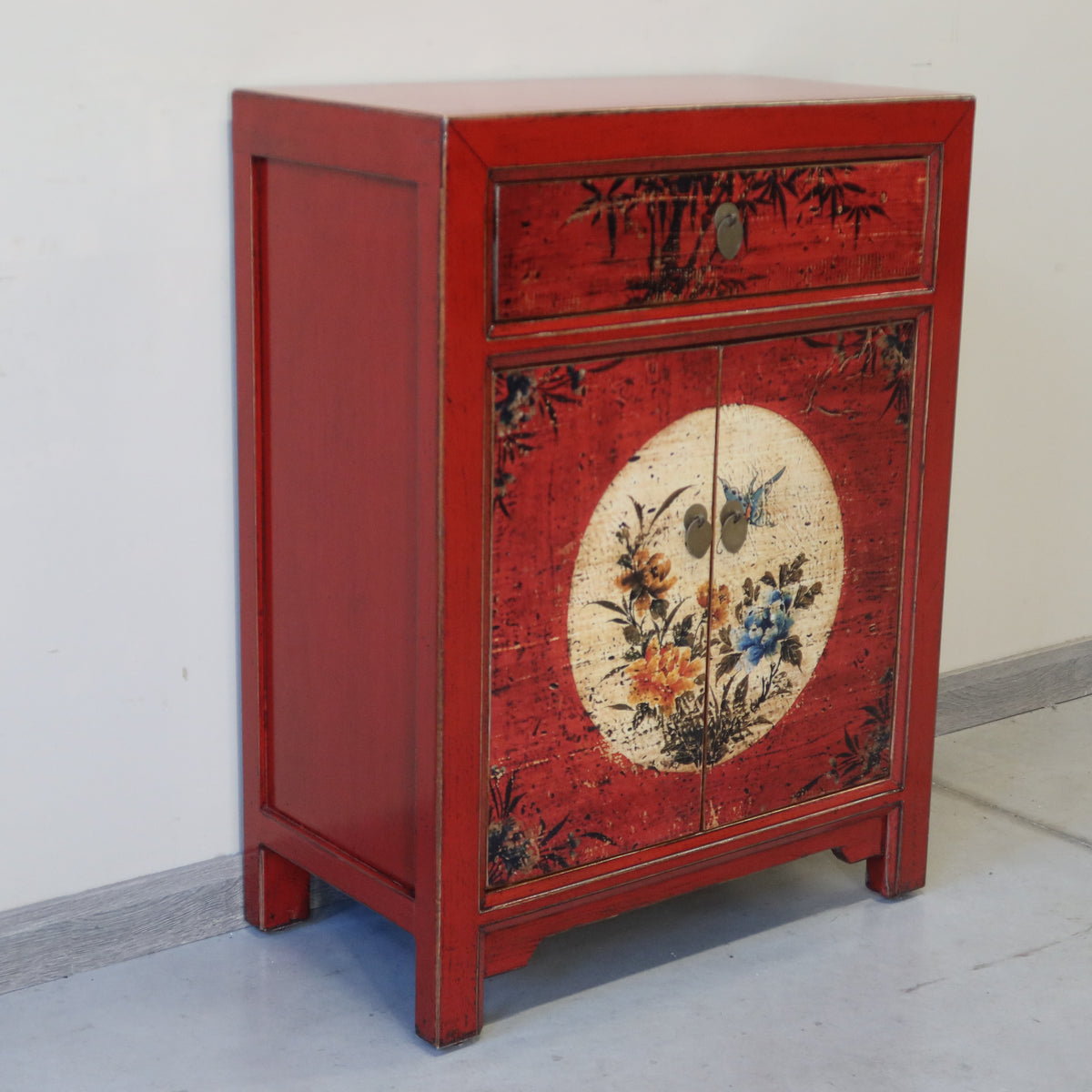CREDENZINO MONGOLIA DECORATO