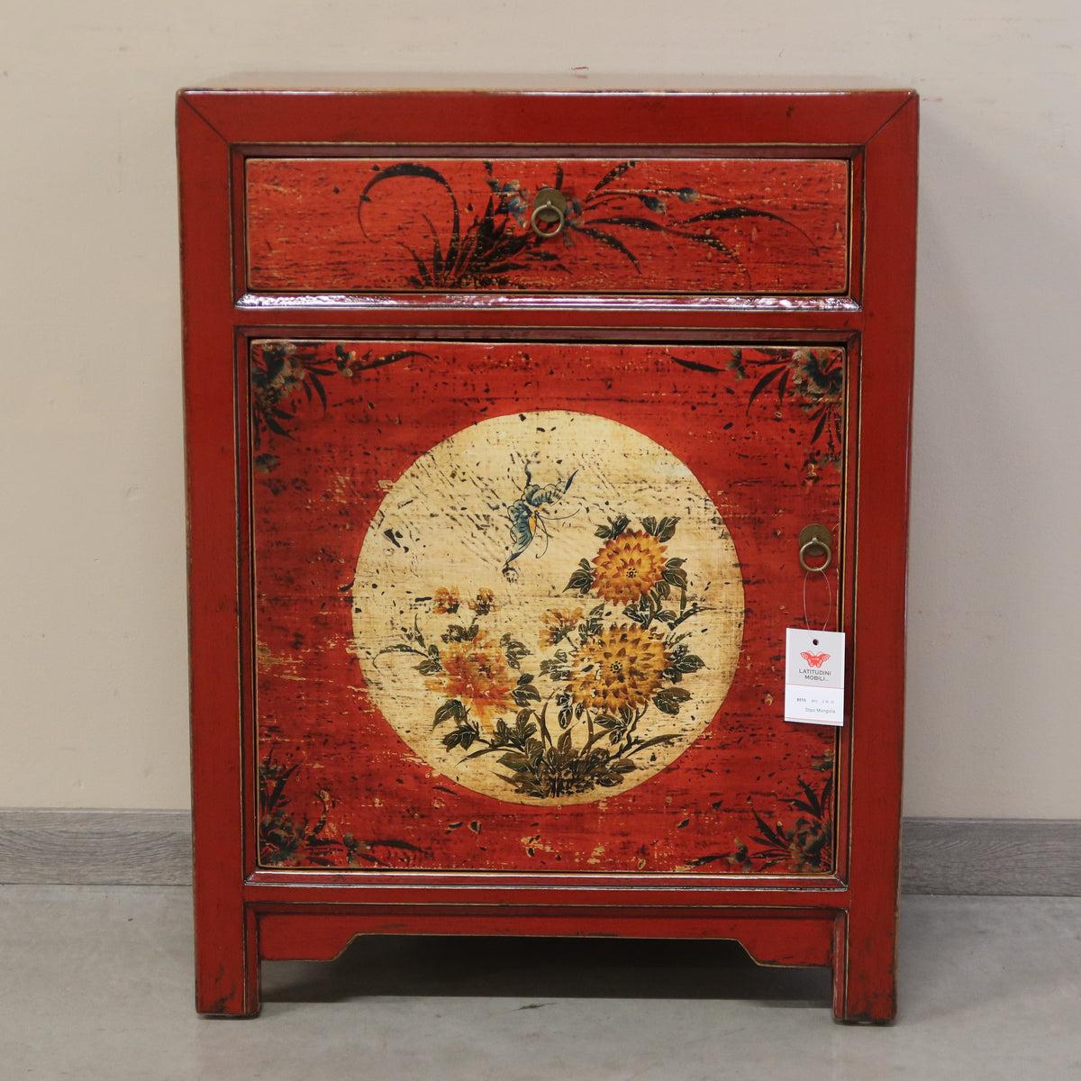 CREDENZINO MONGOLIA DECORATO