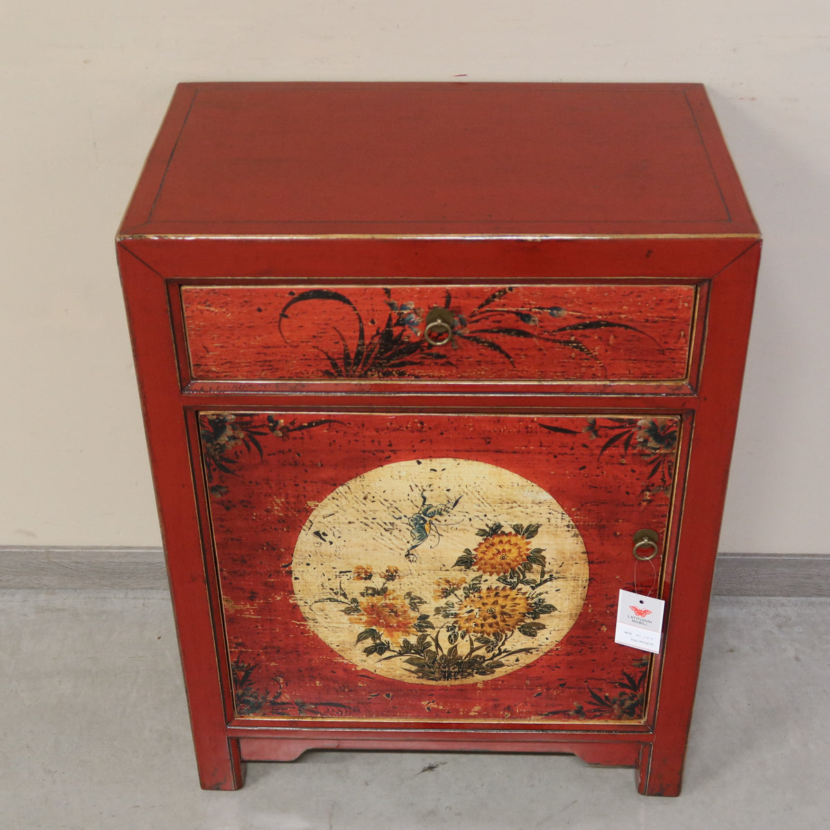 CREDENZINO MONGOLIA DECORATO
