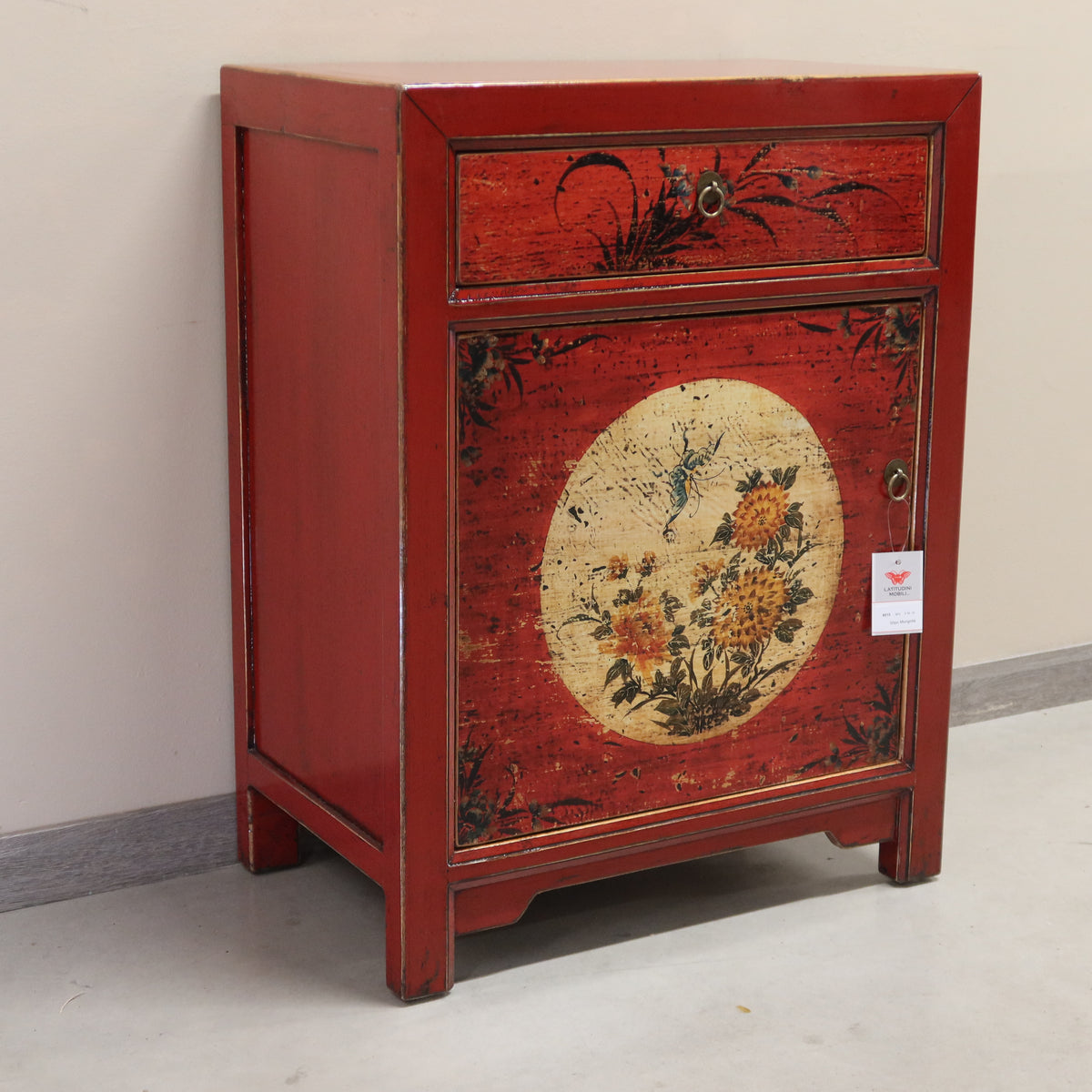 CREDENZINO MONGOLIA DECORATO