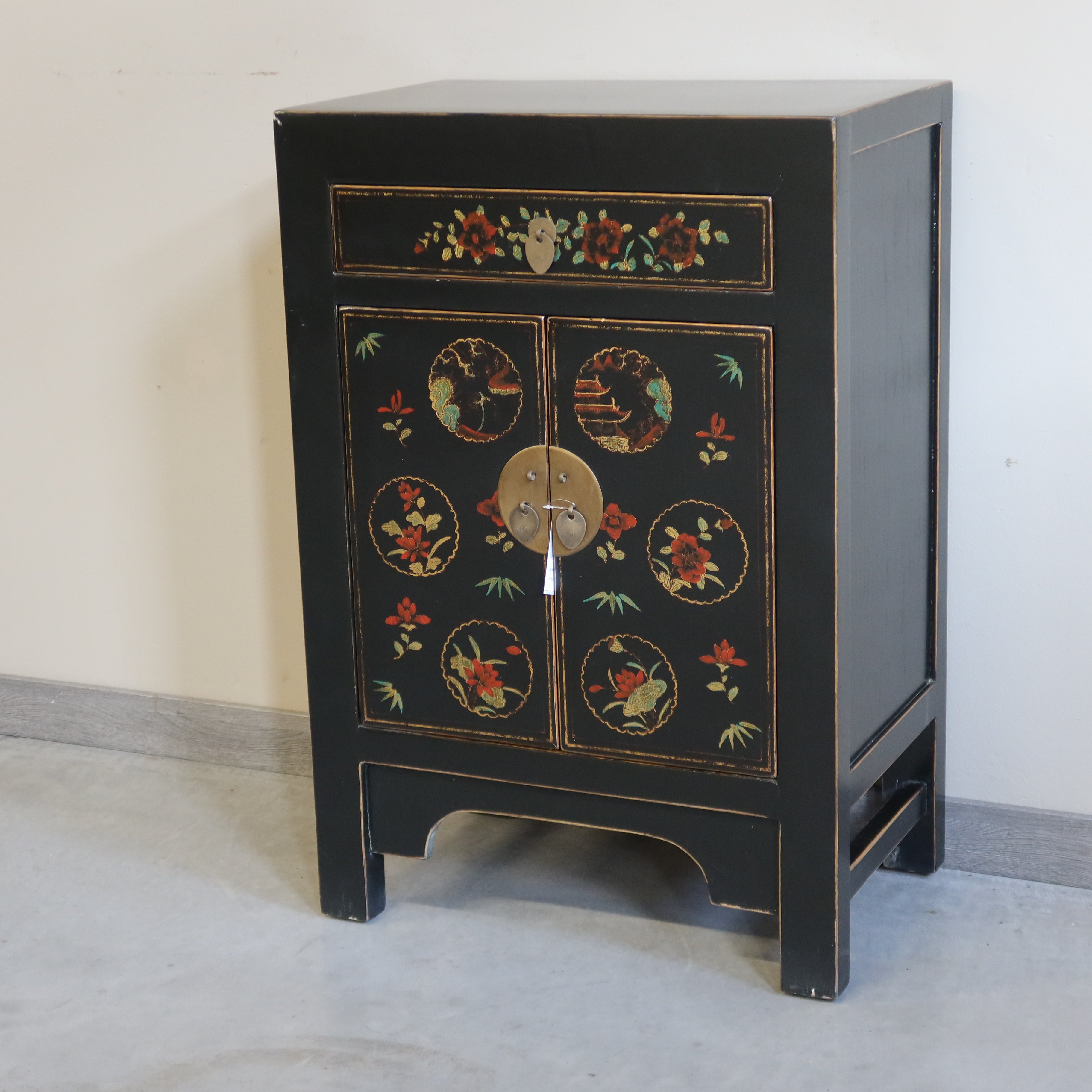 MOBILETTO CINESE DELLO SHANXI NERO DECORATO