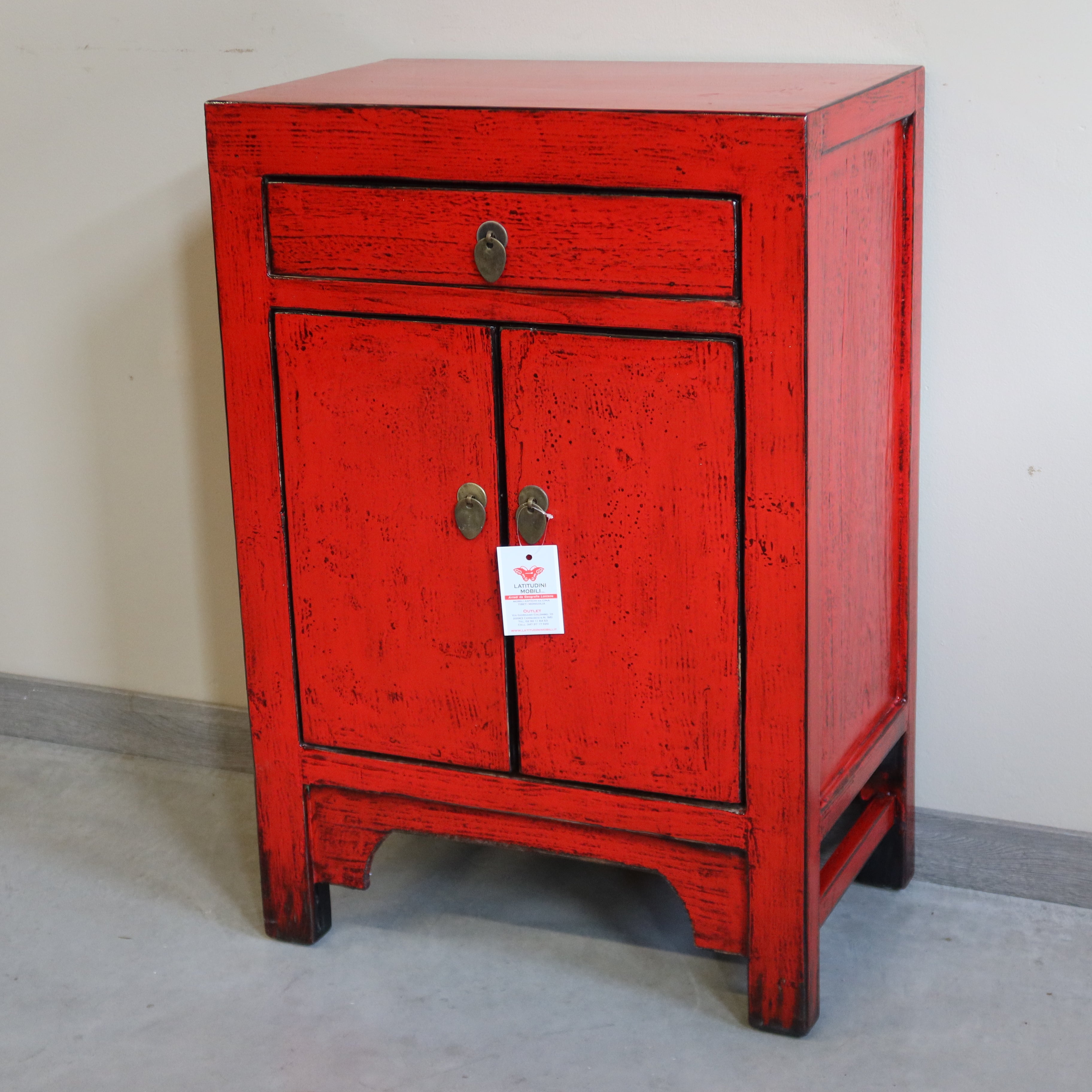 MOBILETTO CINESE DELLO SHANXI LACCA ROSSA