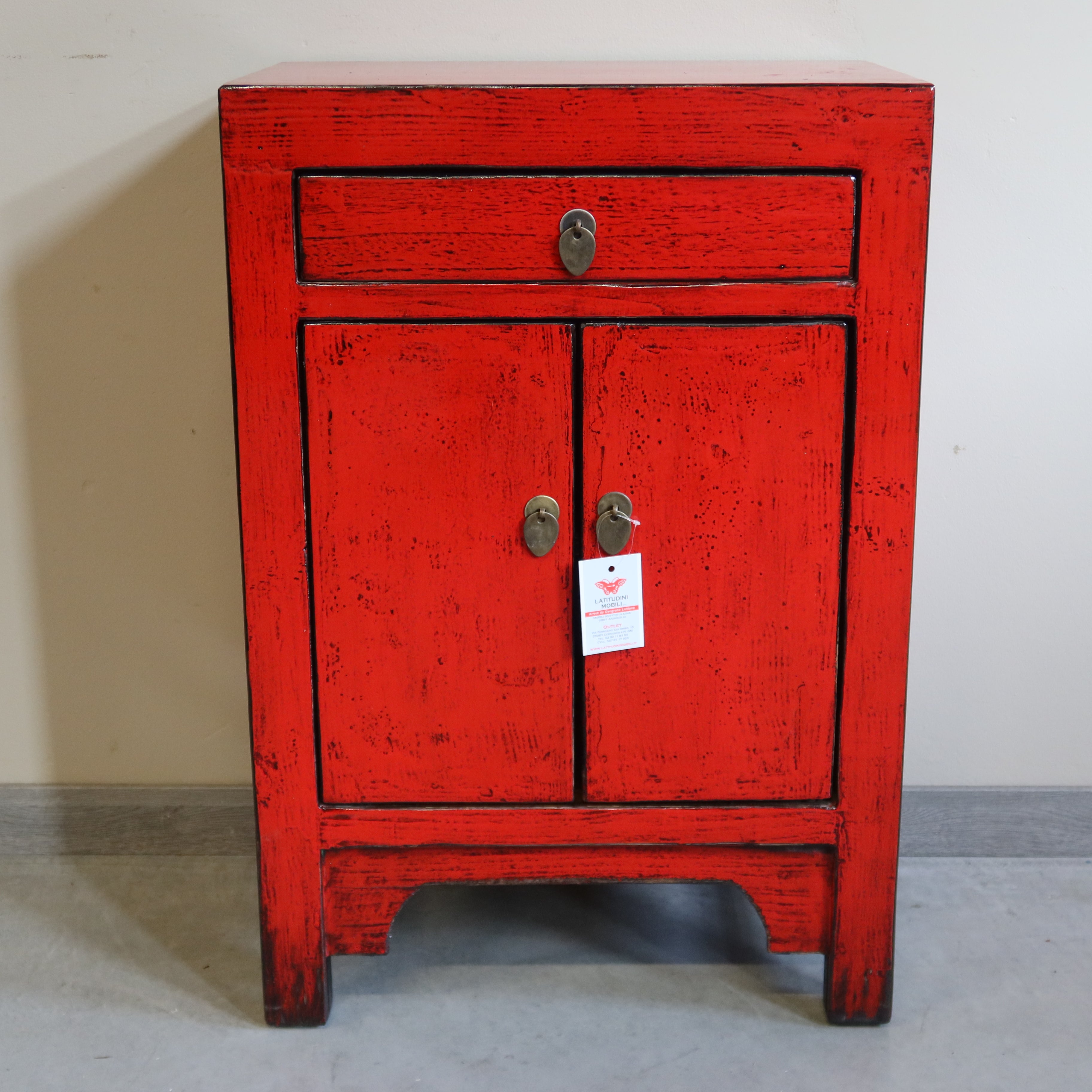 MOBILETTO CINESE DELLO SHANXI LACCA ROSSA