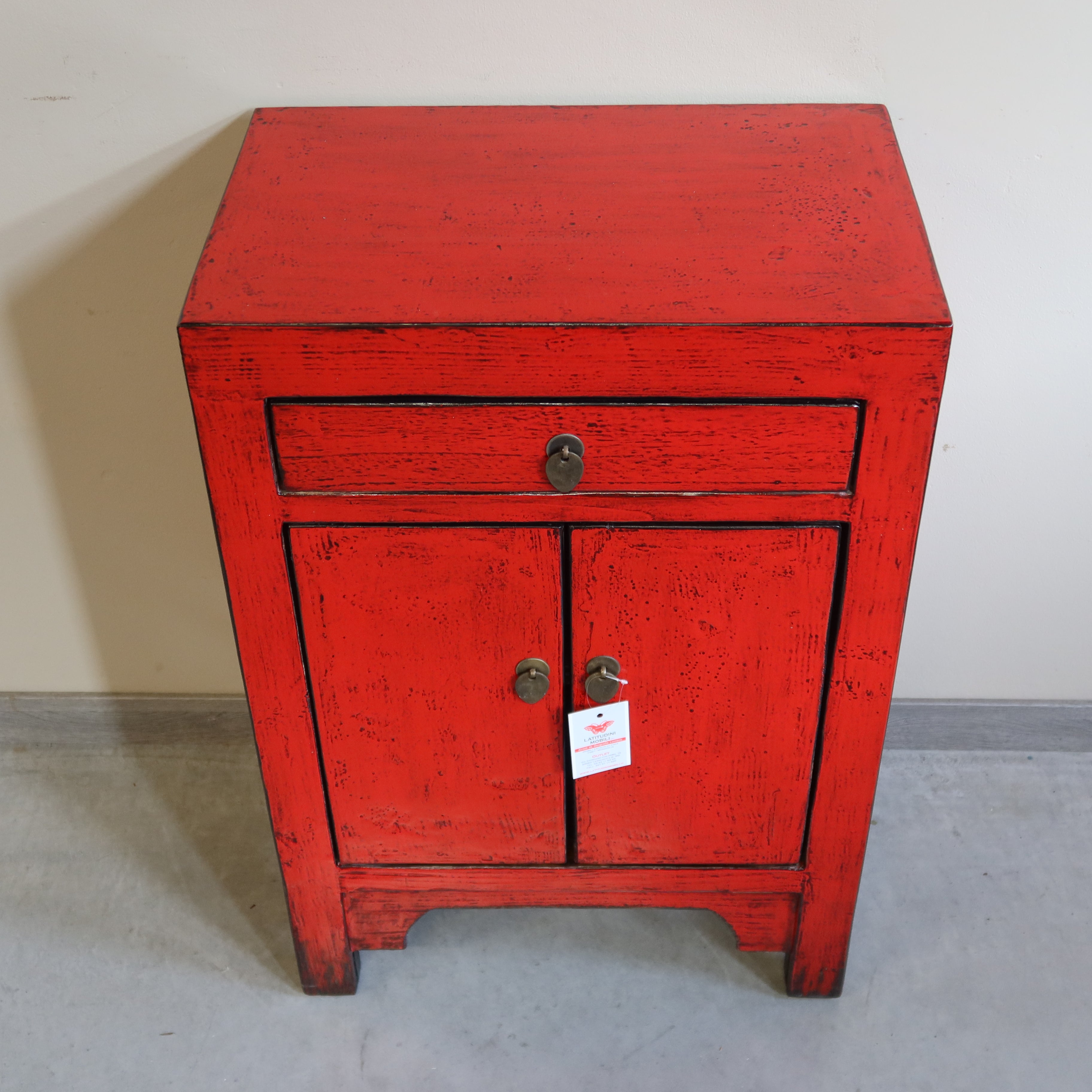 MOBILETTO CINESE DELLO SHANXI LACCA ROSSA