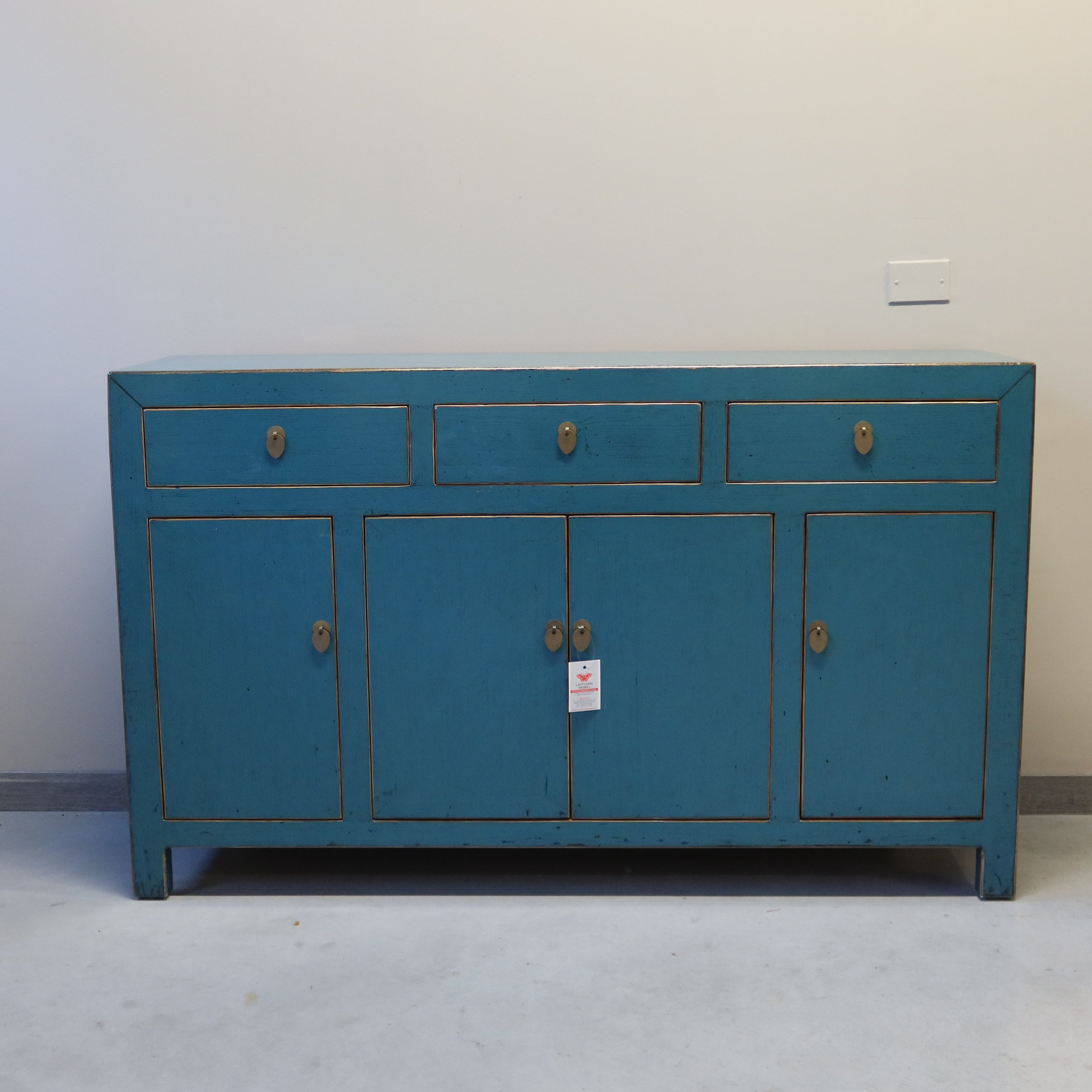 BUFFET CINESE LACCA AZZURRA