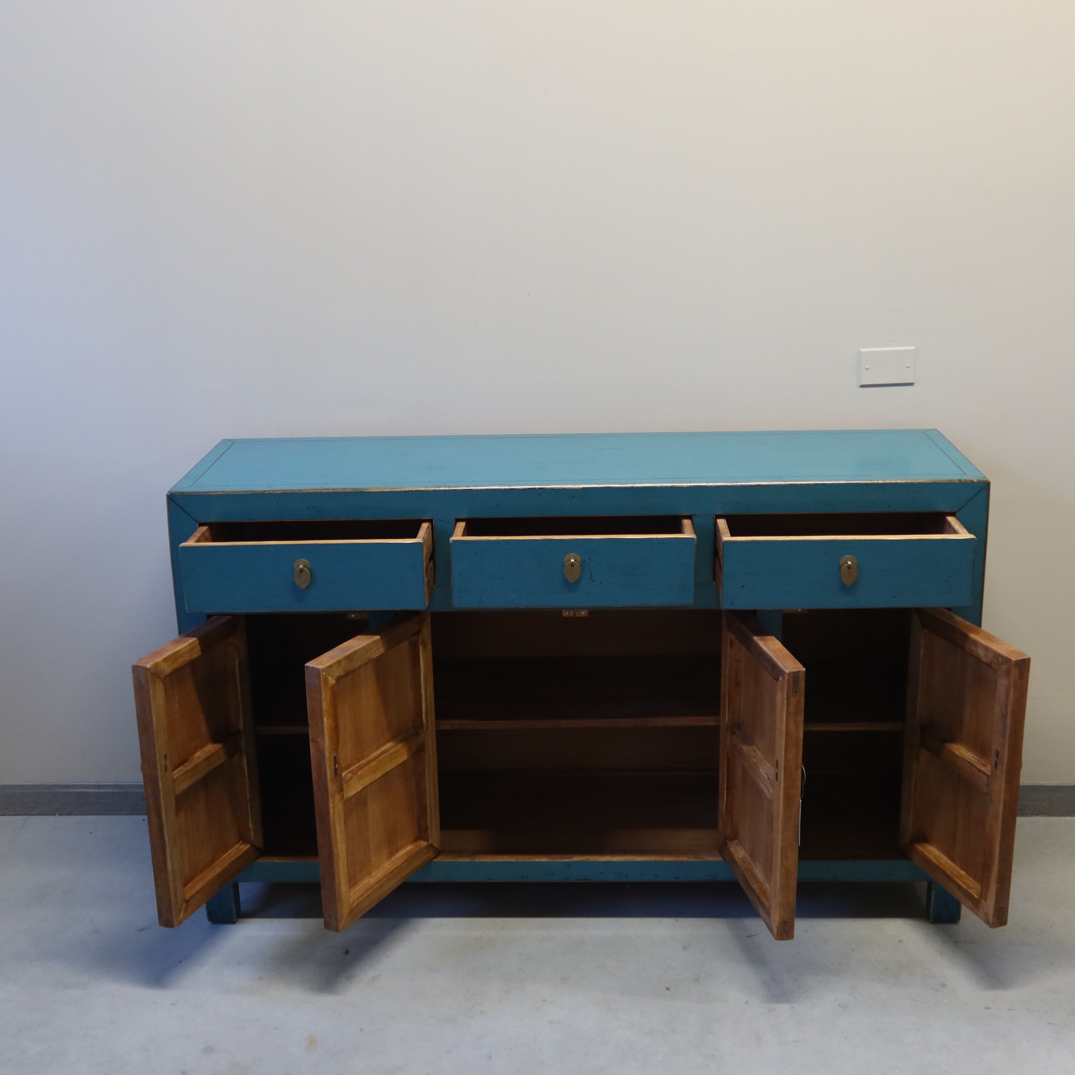 BUFFET CINESE LACCA AZZURRA