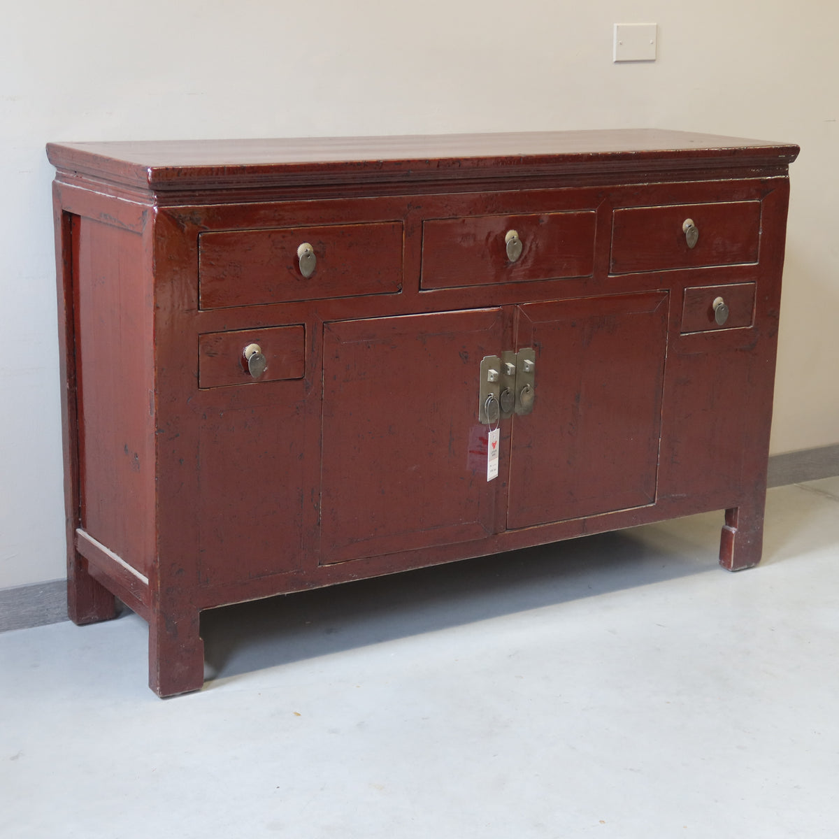 BUFFET CINESE DI TJANJIN LACCA BORDEAUX