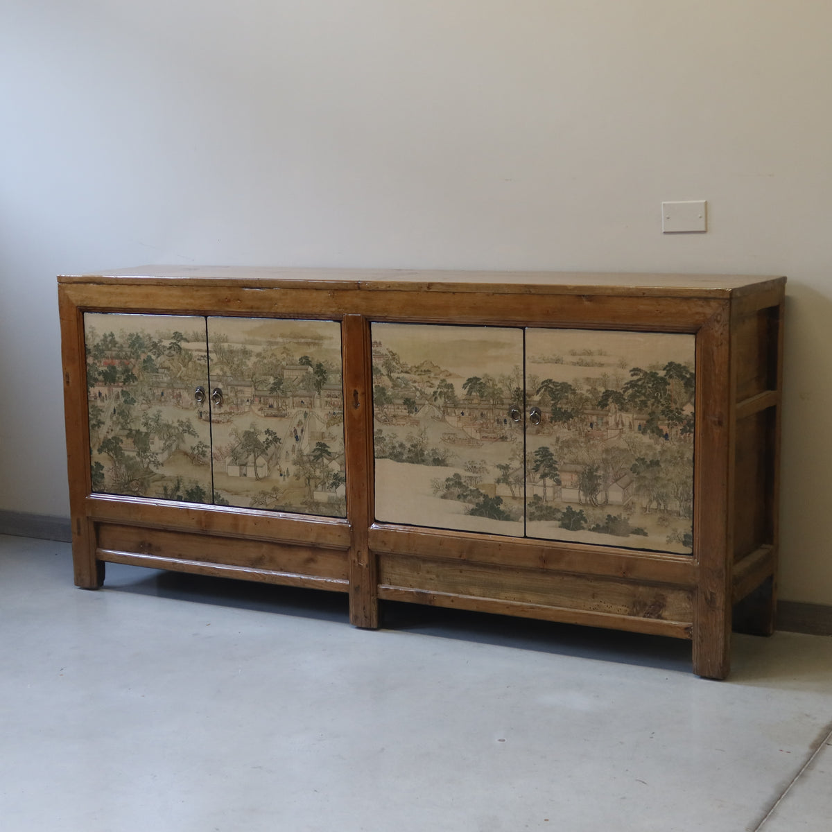MADIA MONGOLIA DECORO SU TELA