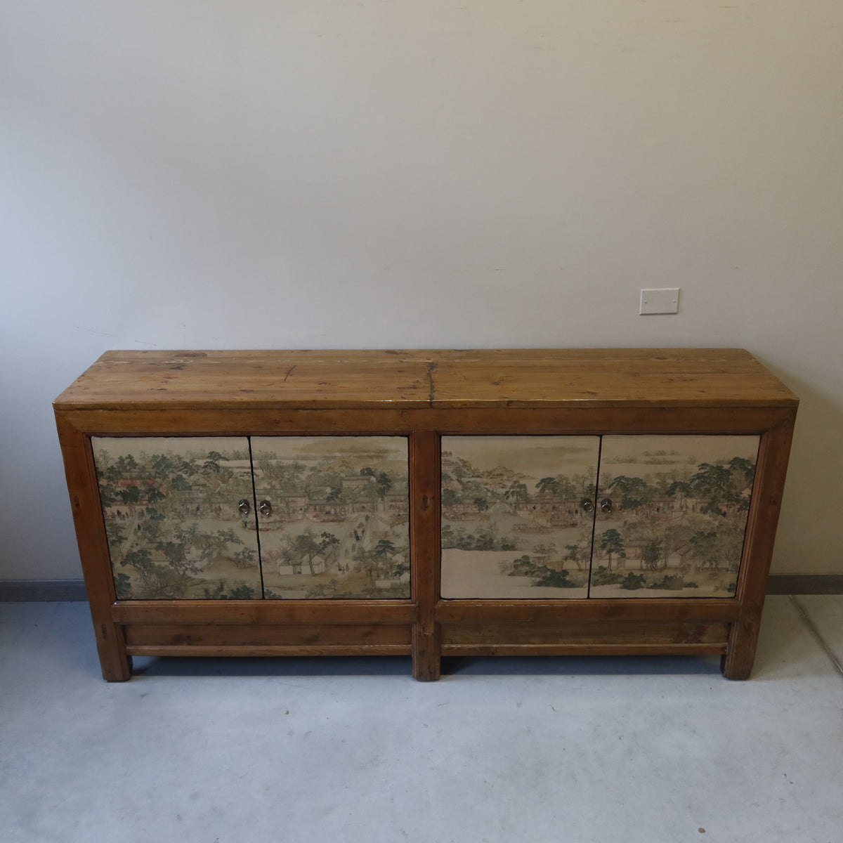 MADIA MONGOLIA DECORO SU TELA