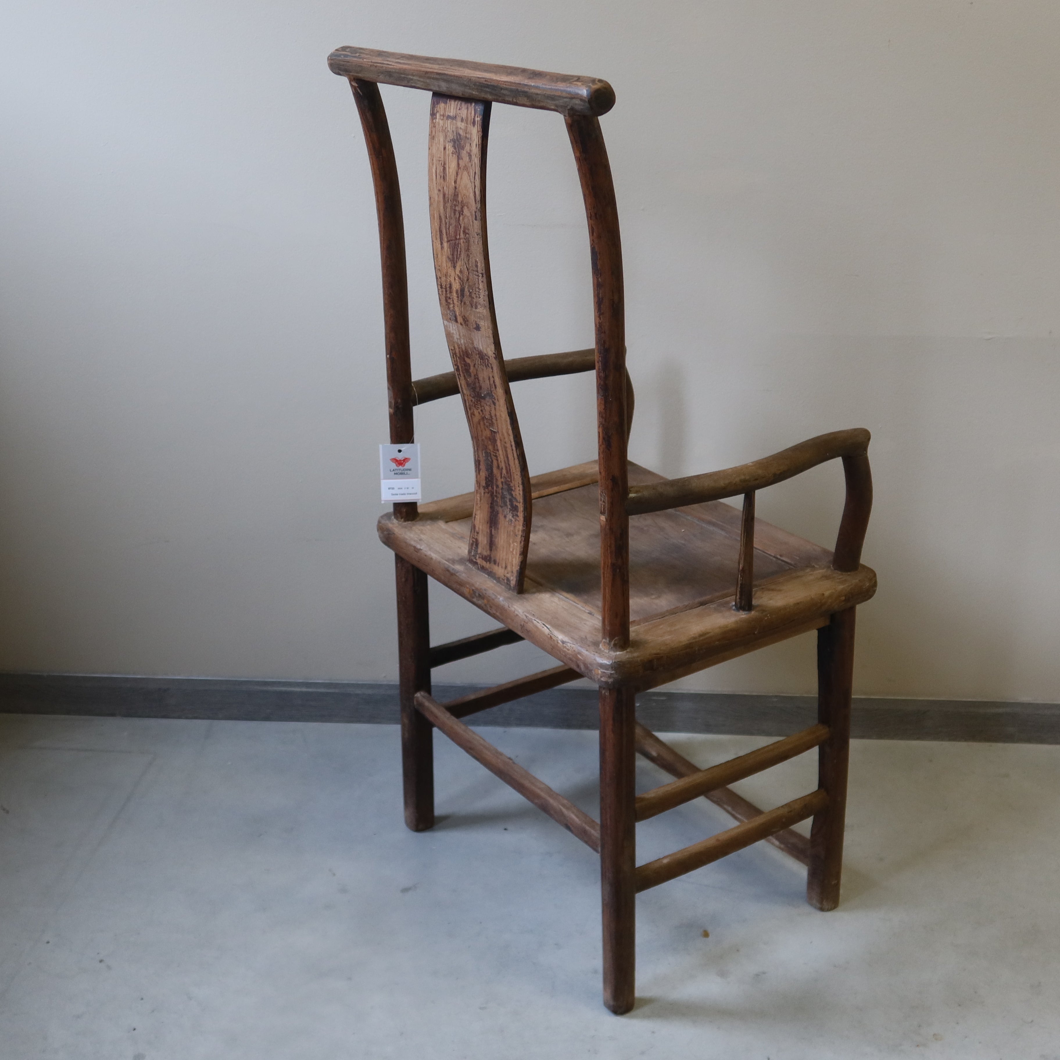 SEDIA CINESE CON BRACCIOLI