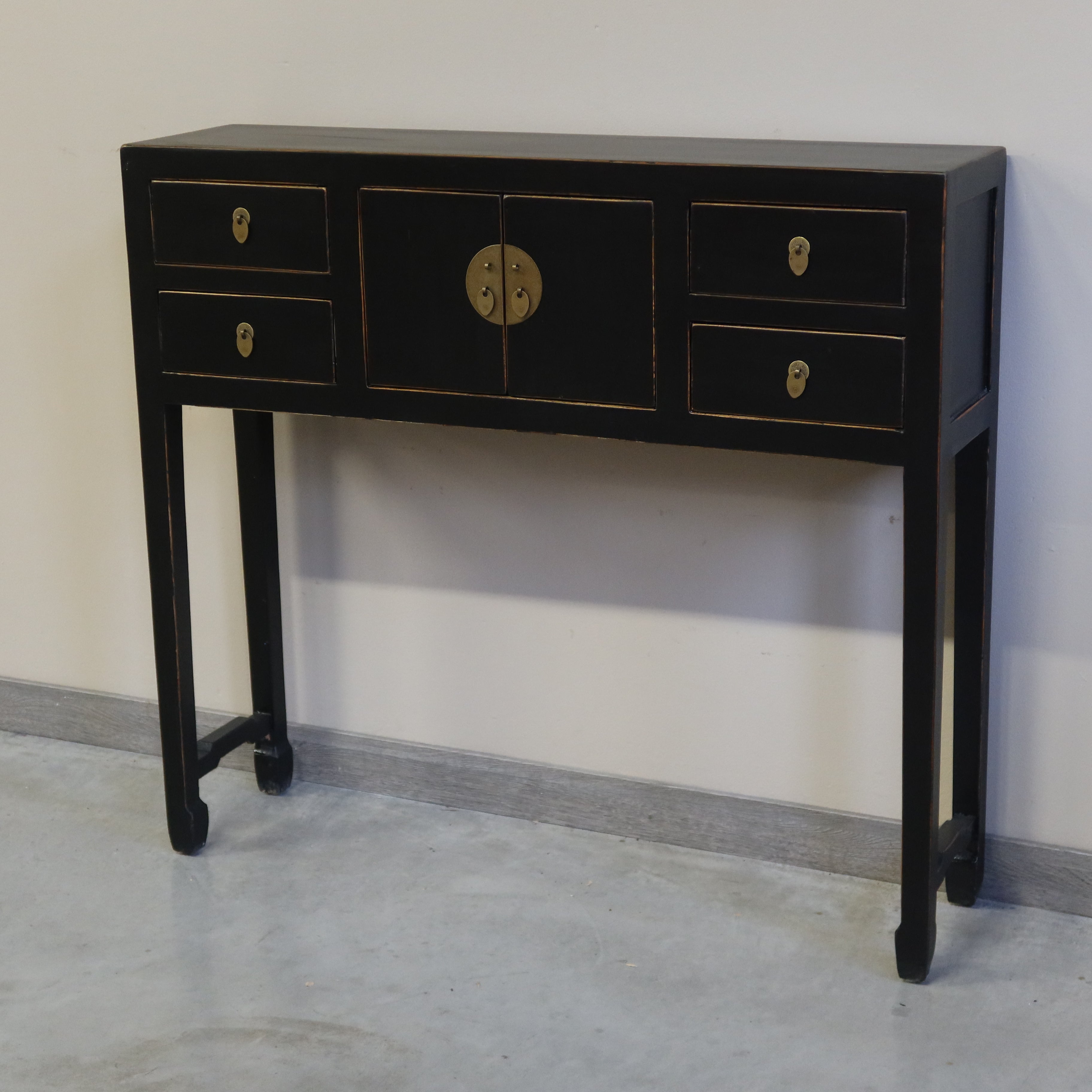 CONSOLLE CINESE LACCA NERA