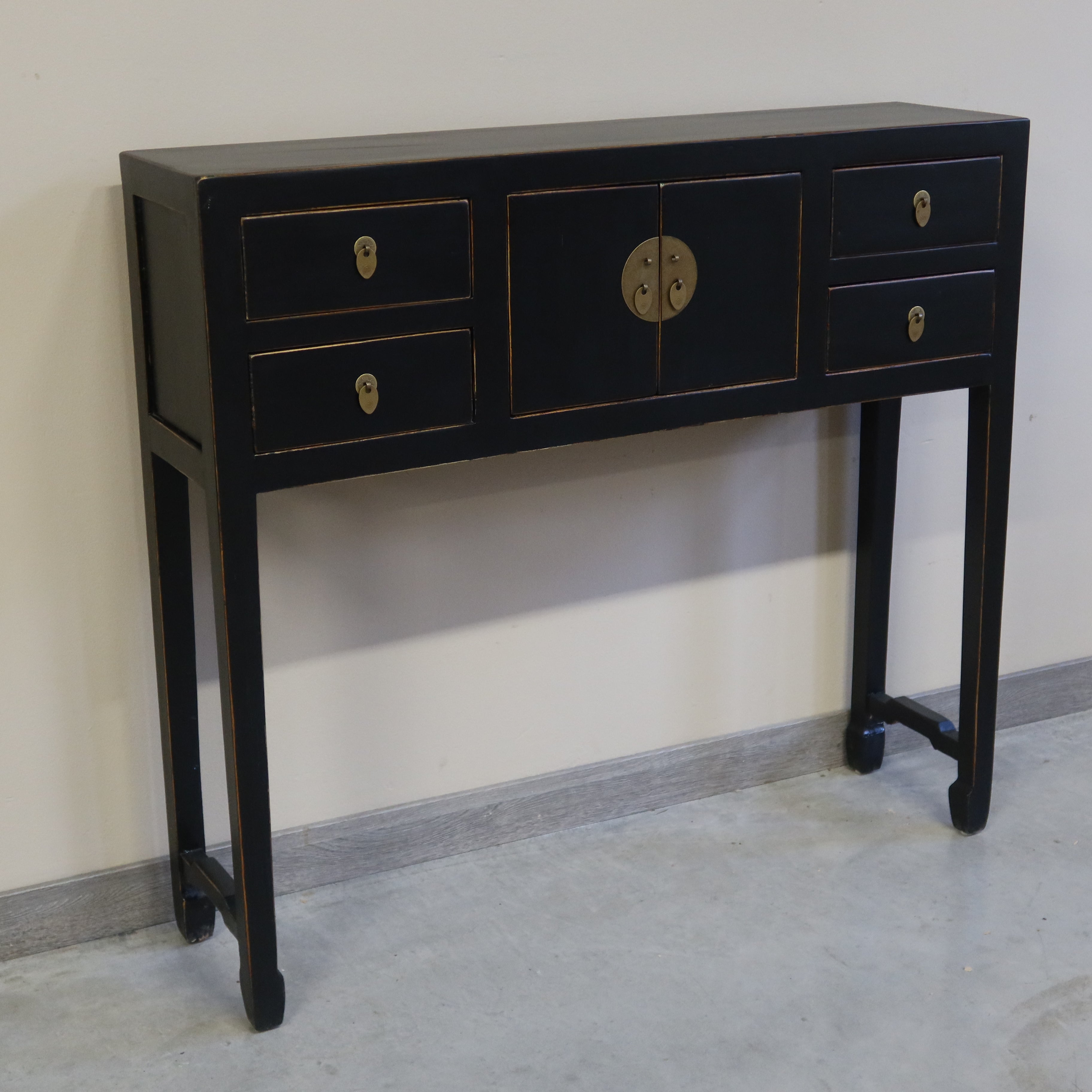 CONSOLLE CINESE LACCA NERA