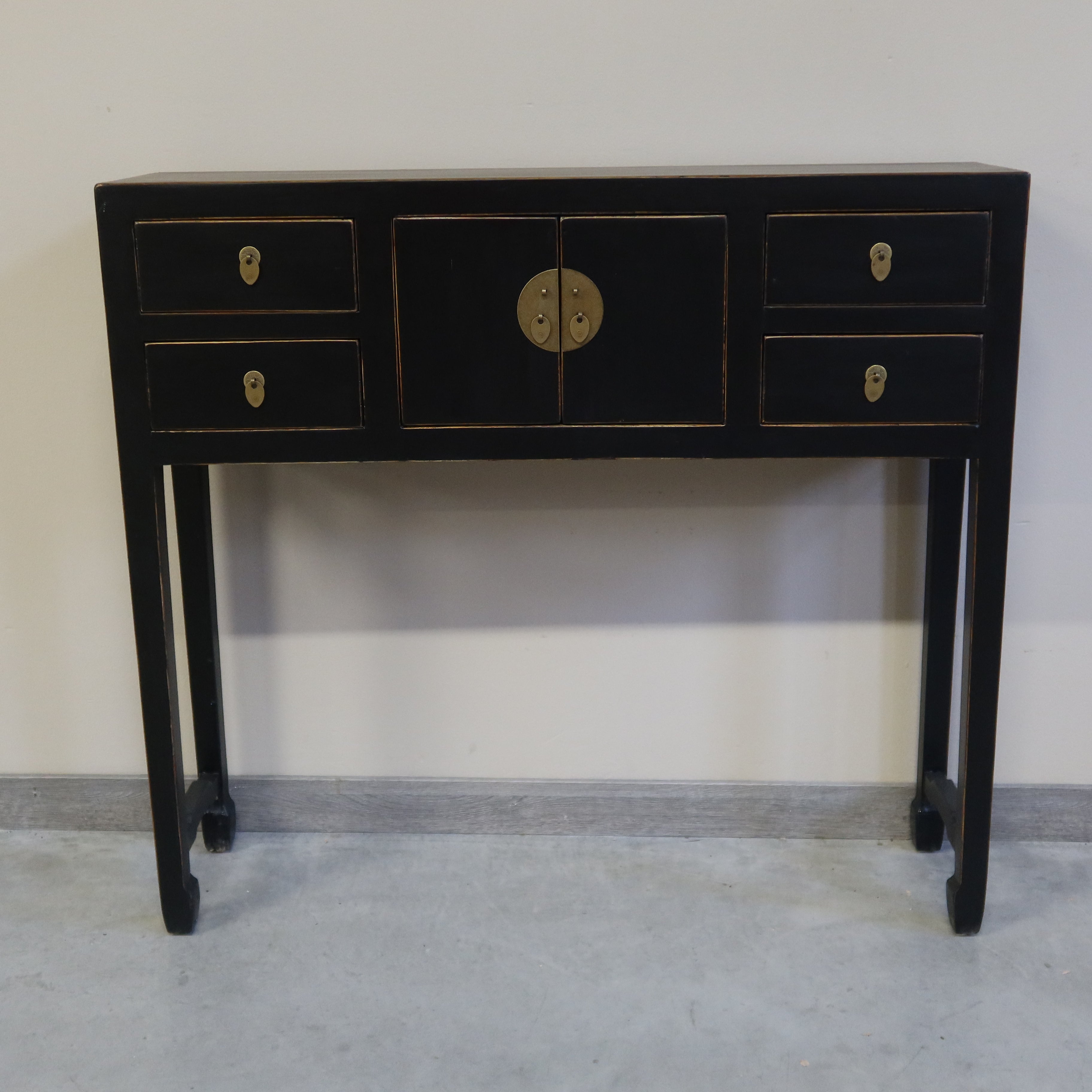 CONSOLLE CINESE LACCA NERA