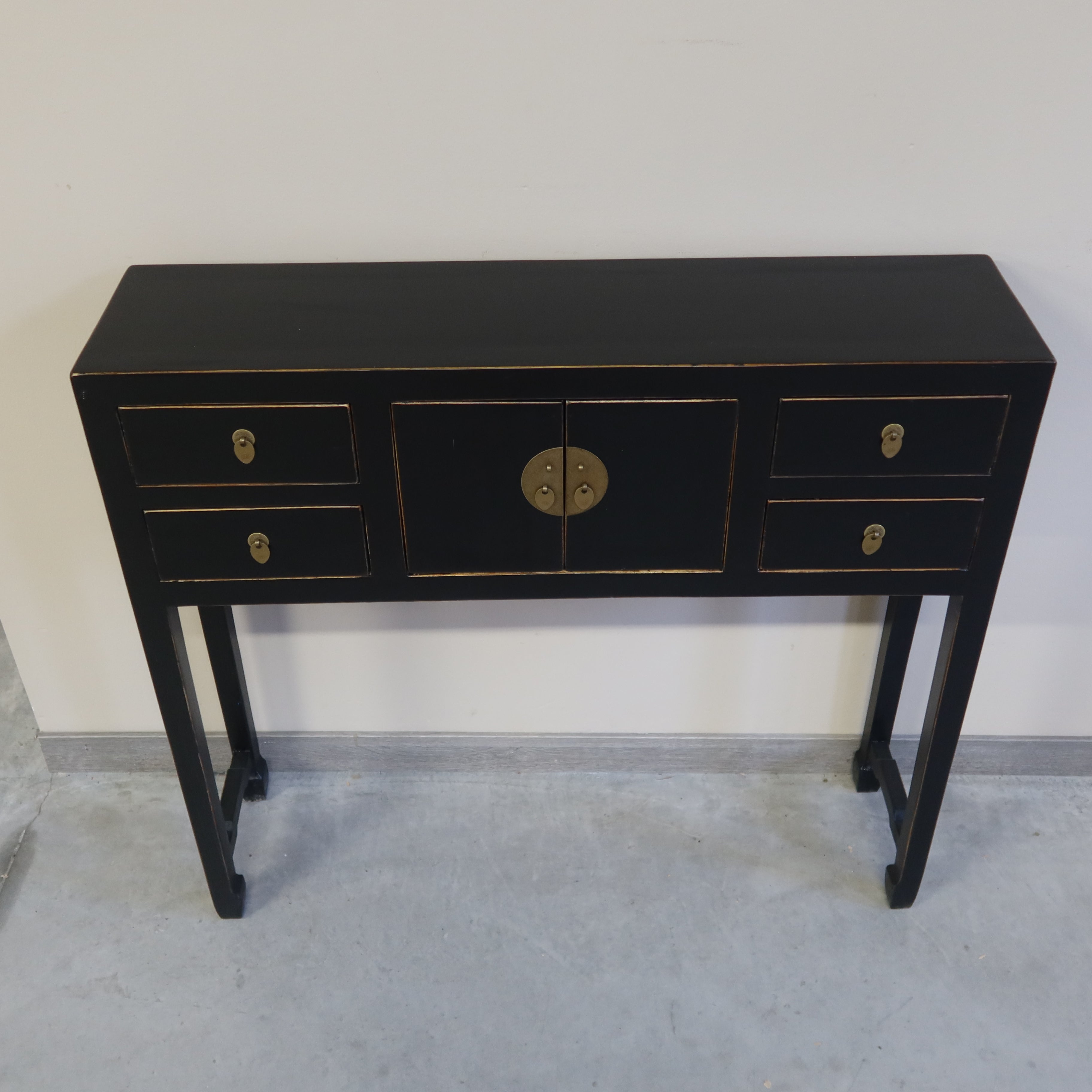 CONSOLLE CINESE LACCA NERA