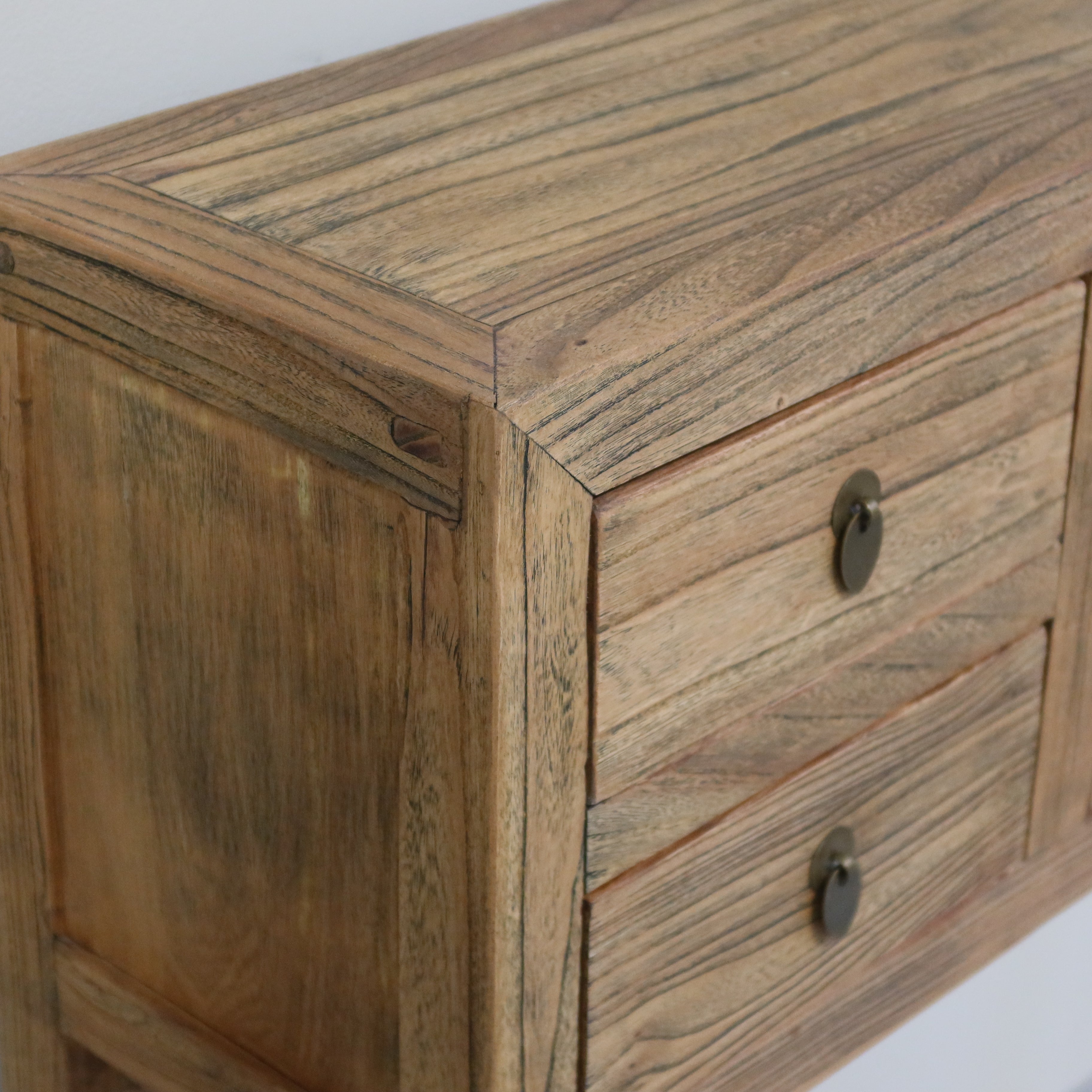 CONSOLLE CINESE OLMO NATURALE