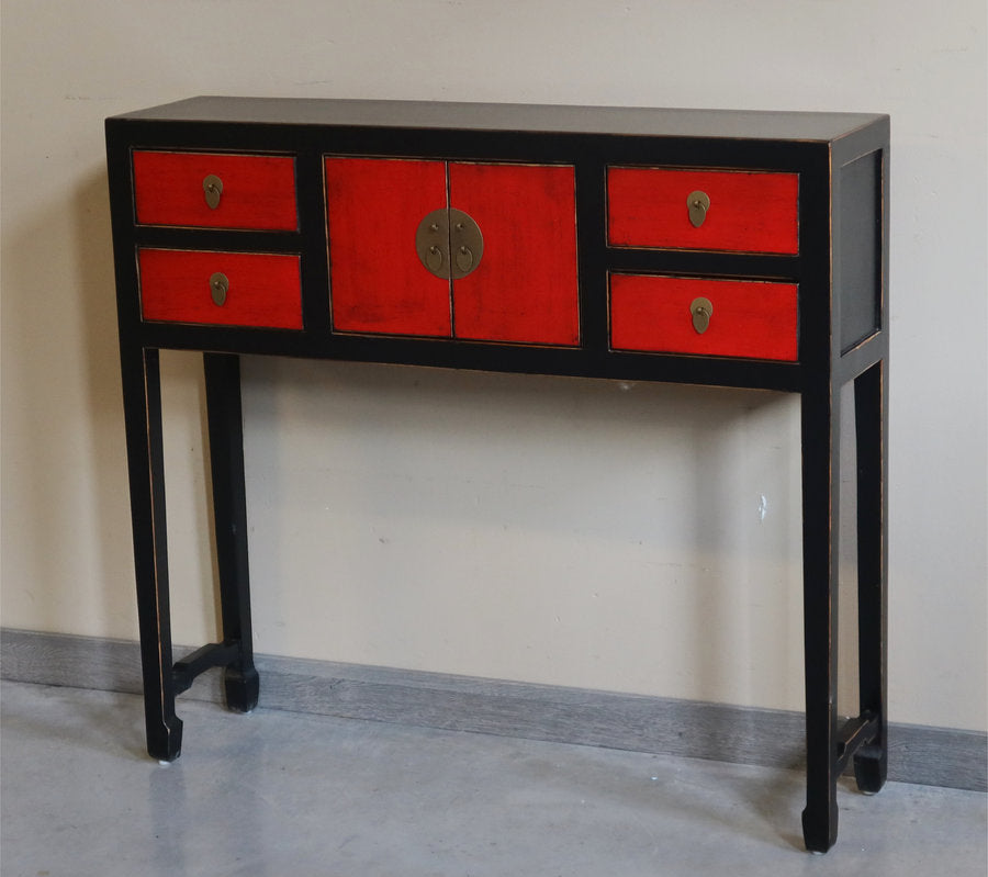CONSOLINA CINESE IN LACCA BICOLORE