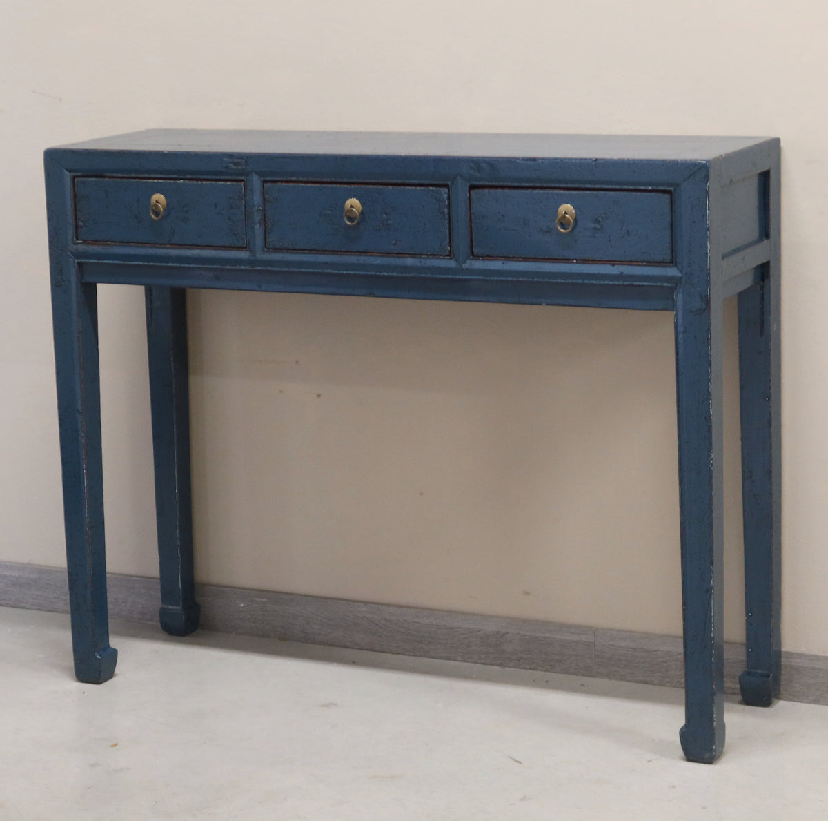 CONSOLLE CINESE LACCA BLU