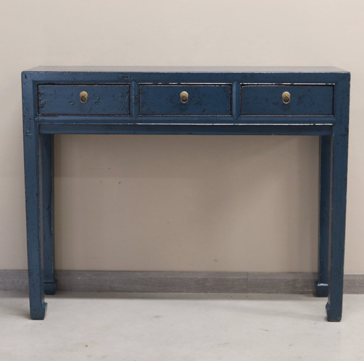 CONSOLLE CINESE LACCA BLU