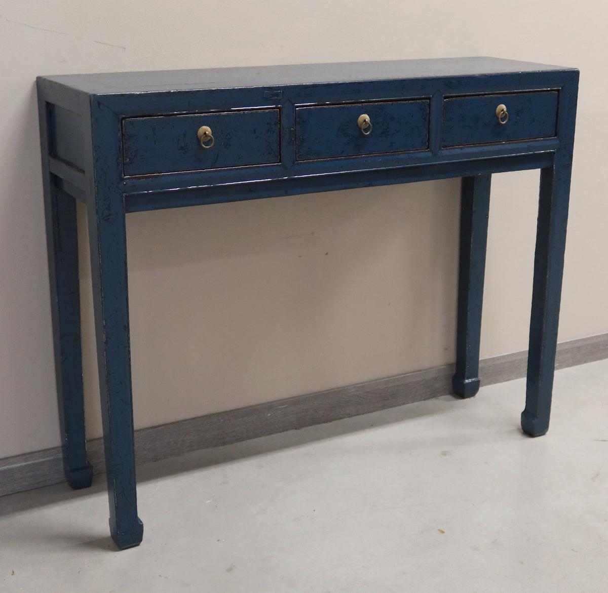CONSOLLE CINESE LACCA BLU