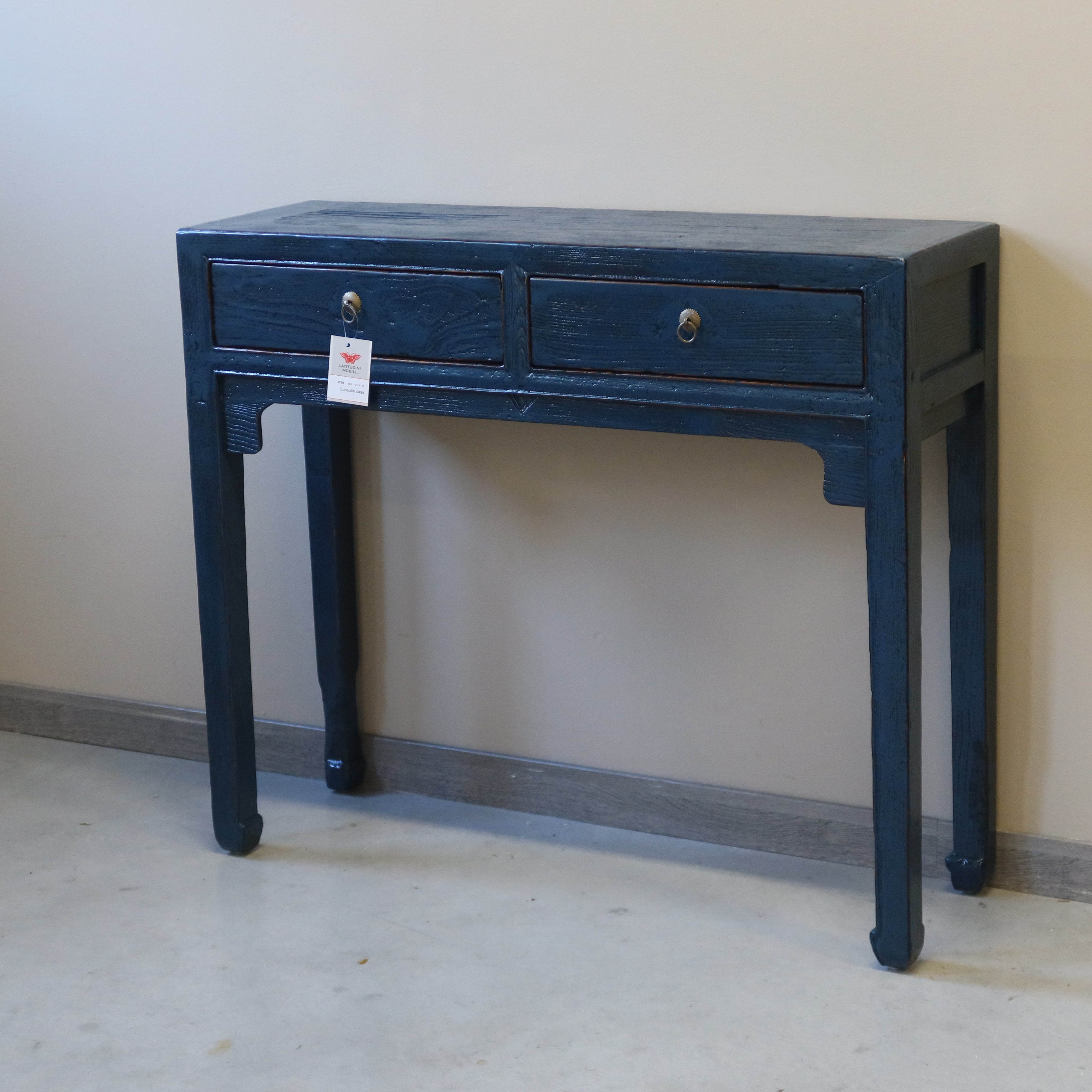 CONSOLLE CINESE LACCA BLU 2C