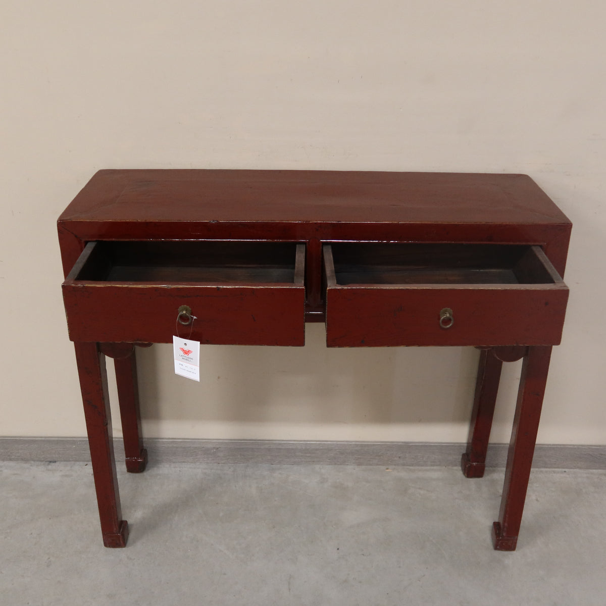 CONSOLLE  CINESE LACCA BORDEAUX