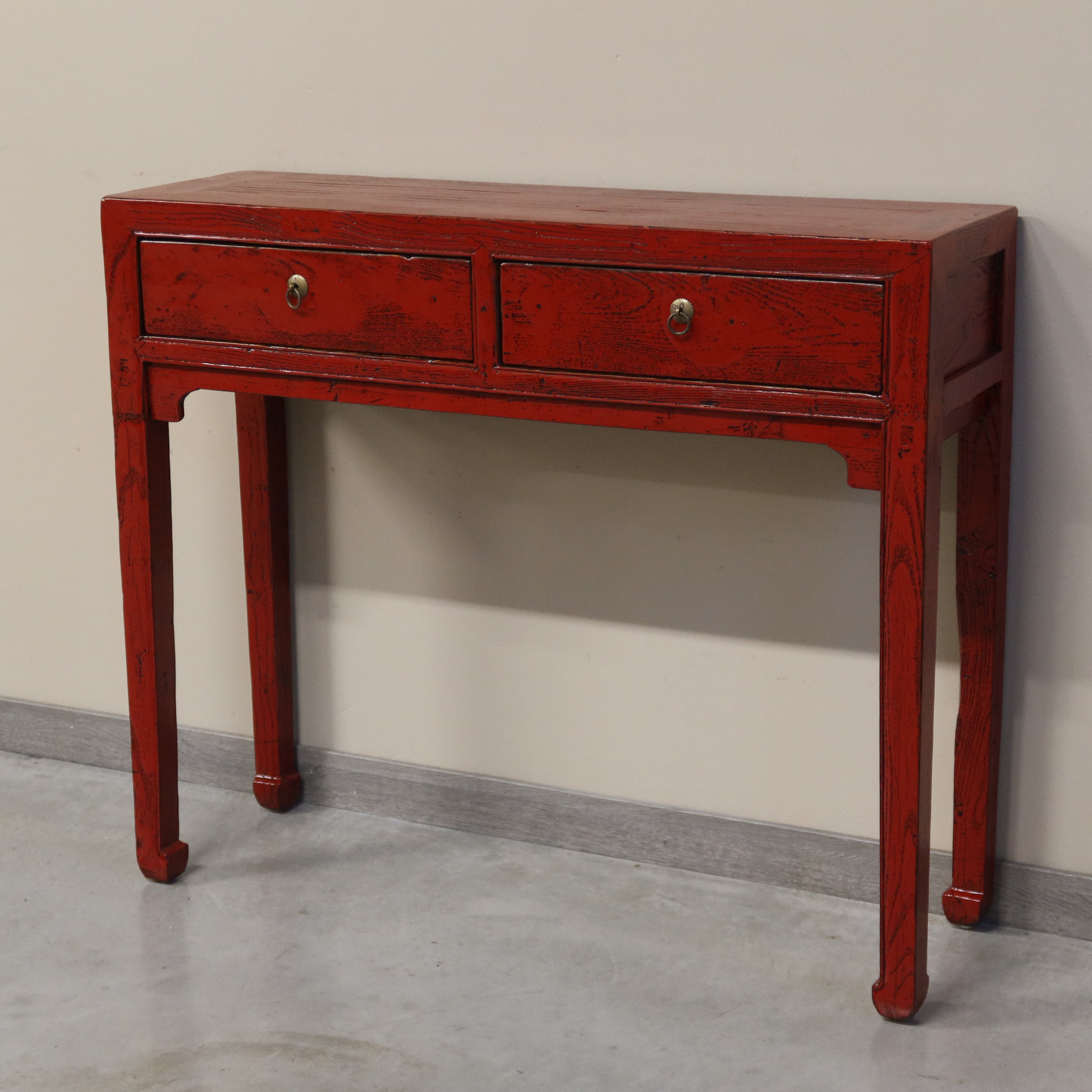 CONSOLLE CINESE LACCA ROSSA