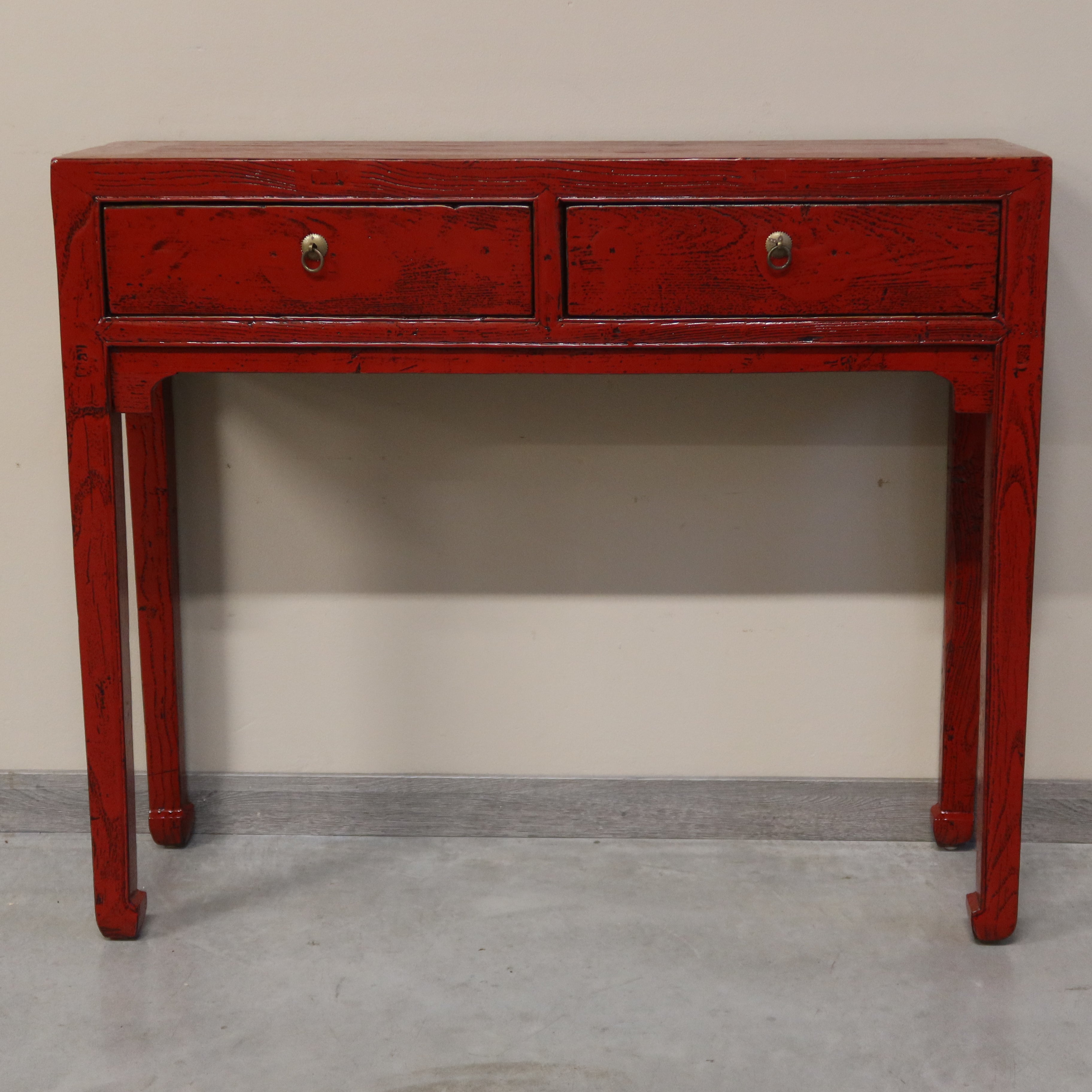 CONSOLLE CINESE LACCA ROSSA